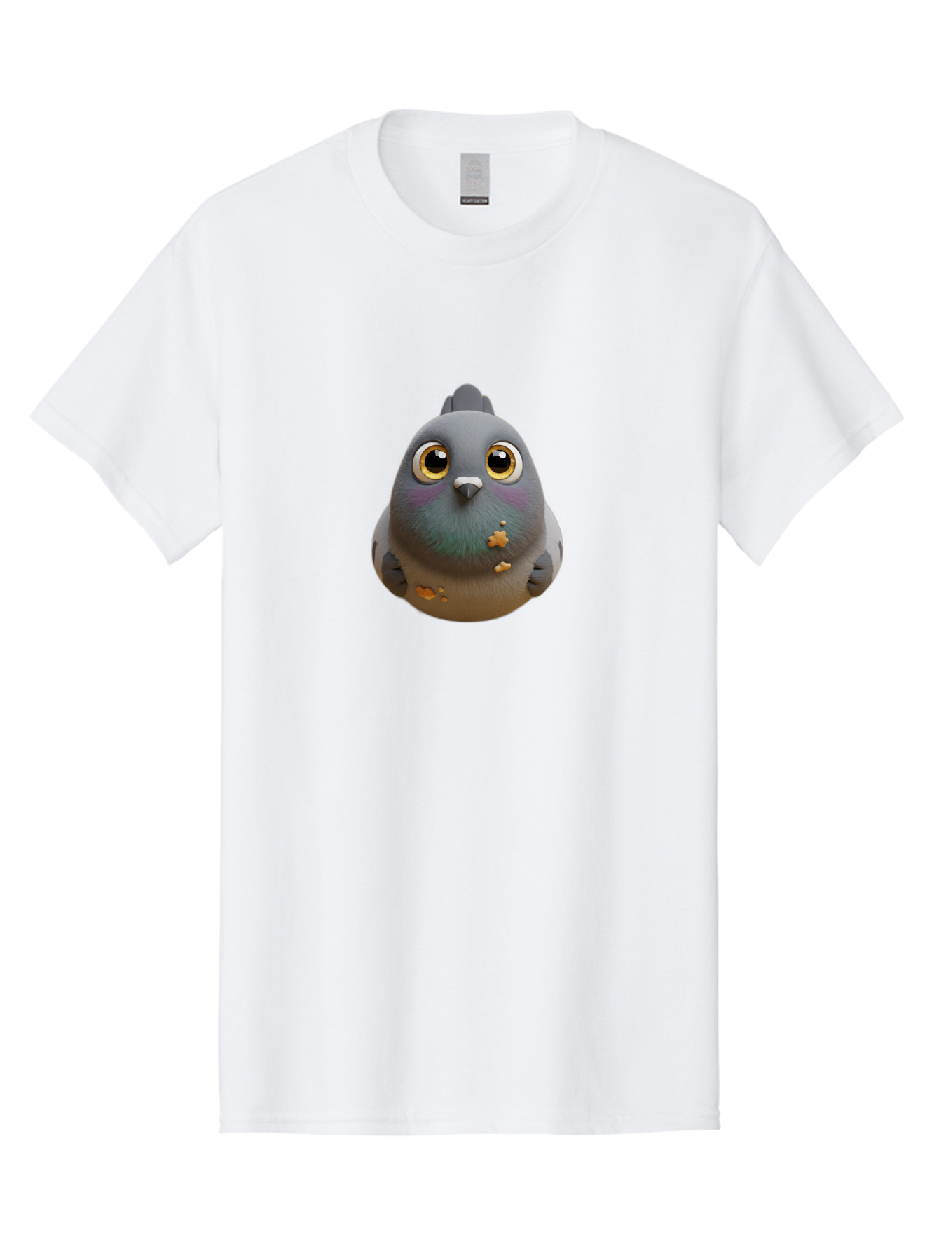 Pigeon-With-Oversized-Eyes Men'S Graphic Tee, 100% Cotton, Comfortable Casual Summer Wear, Machine Washable, Vintage Camera, Old Camera, Antique Camera, Black Camera, Classic Photography, Photography Equipment, Nostalgic Device, Film Camera, Baj645