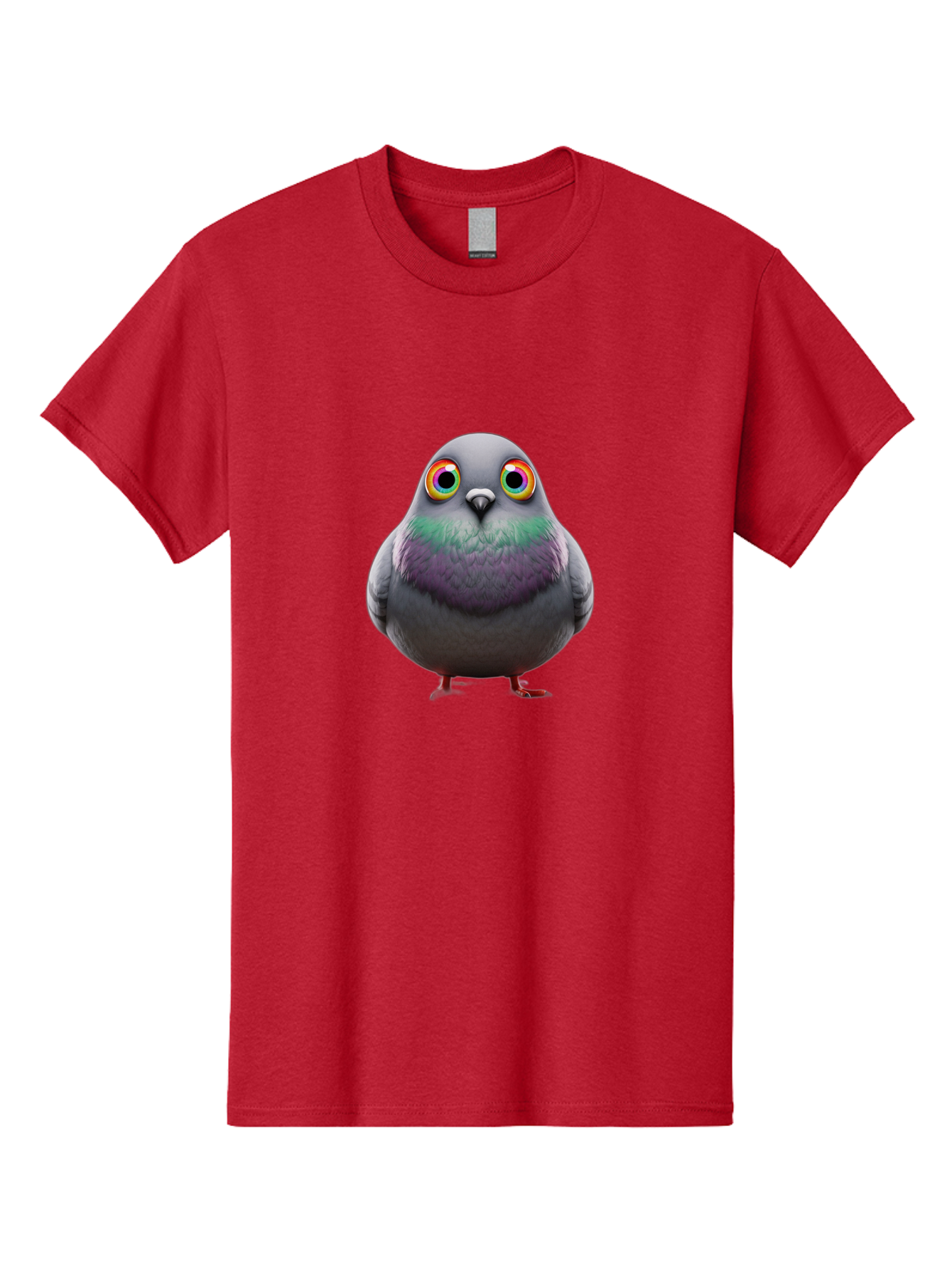 Pigeon-With-Rainbow-Eyes Men'S Graphic Tee, 100% Cotton, Comfortable Casual Summer Wear, Machine Washable, Vintage Camera, Old Camera, Antique Camera, Black Camera, Classic Photography, Photography Equipment, Nostalgic Device, Film Camera, Baj646