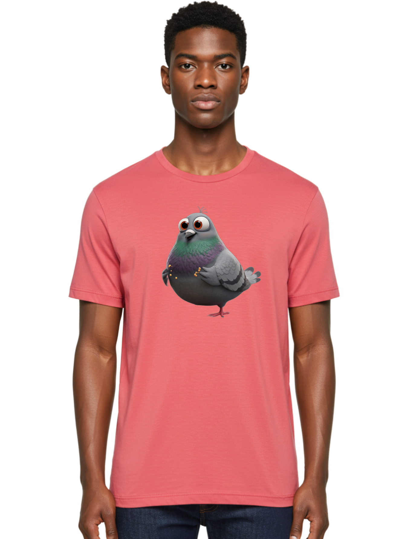 Pigeon Men'S Graphic Tee, 100% Cotton, Comfortable Casual Summer Wear, Machine Washable, Vintage Camera, Old Camera, Antique Camera, Black Camera, Classic Photography, Photography Equipment, Nostalgic Device, Film Camera, Camera Art Baj647