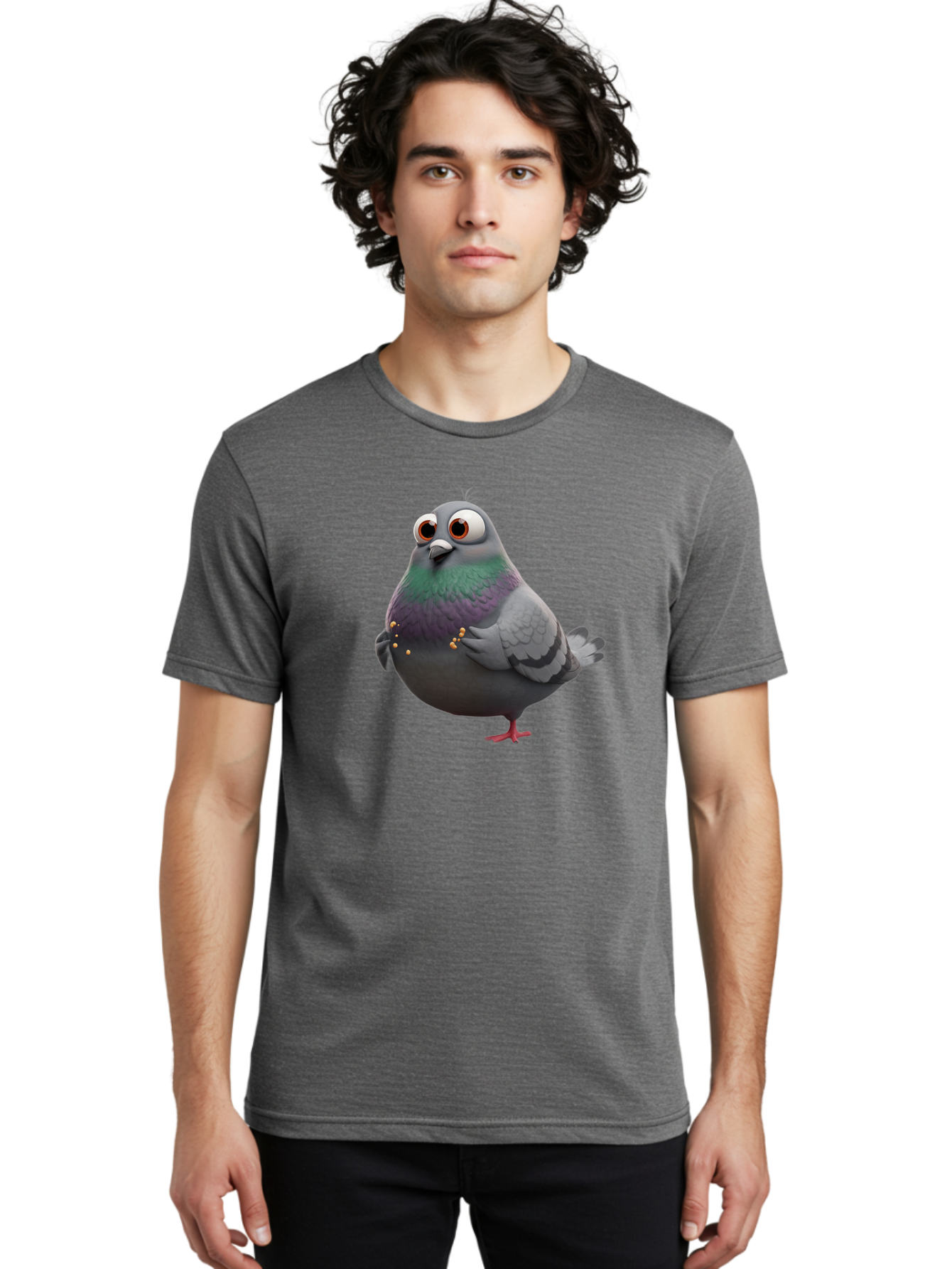 Pigeon Men'S Graphic Tee, 100% Cotton, Comfortable Casual Summer Wear, Machine Washable, Vintage Camera, Old Camera, Antique Camera, Black Camera, Classic Photography, Photography Equipment, Nostalgic Device, Film Camera, Camera Art Baj647