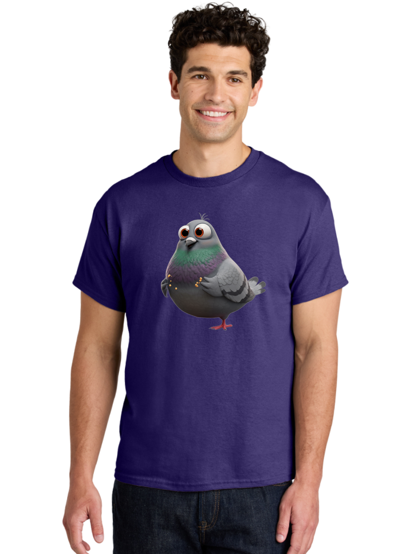 Pigeon Men'S Graphic Tee, 100% Cotton, Comfortable Casual Summer Wear, Machine Washable, Vintage Camera, Old Camera, Antique Camera, Black Camera, Classic Photography, Photography Equipment, Nostalgic Device, Film Camera, Camera Art Baj647