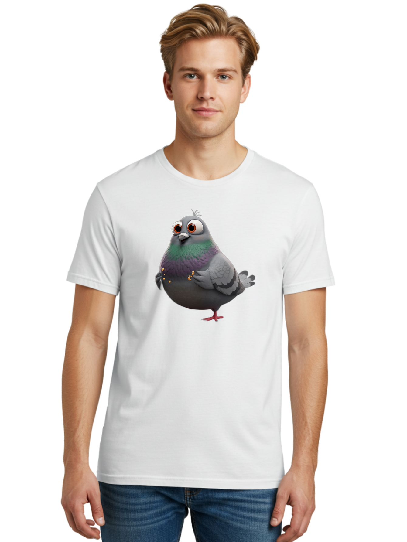 Pigeon Men'S Graphic Tee, 100% Cotton, Comfortable Casual Summer Wear, Machine Washable, Vintage Camera, Old Camera, Antique Camera, Black Camera, Classic Photography, Photography Equipment, Nostalgic Device, Film Camera, Camera Art Baj647