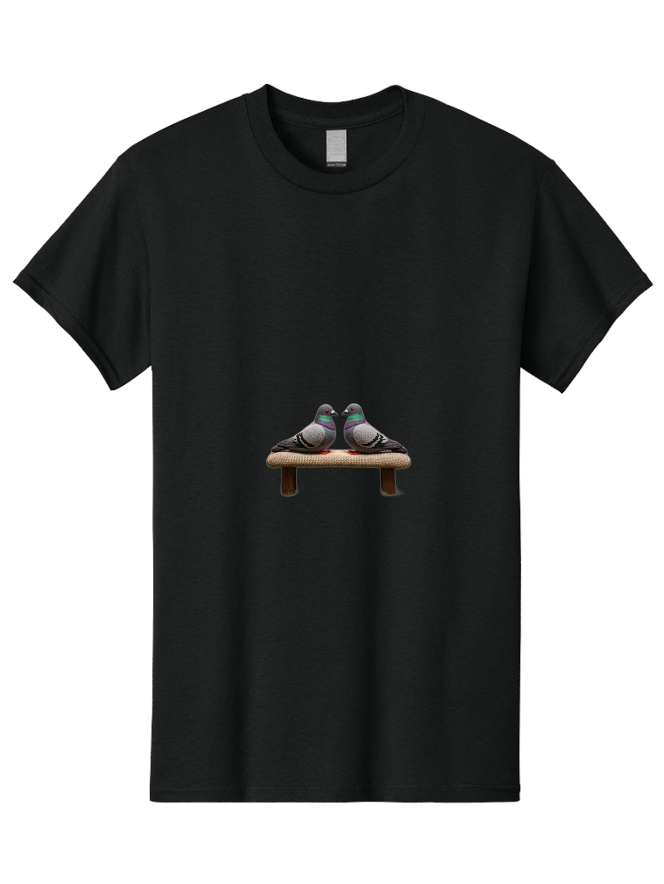 Pigeons-On-Bench Men'S Graphic Tee, 100% Cotton, Comfortable Casual Summer Wear, Machine Washable, Vintage Camera, Old Camera, Antique Camera, Black Camera, Classic Photography, Photography Equipment, Nostalgic Device, Film Camera, Camera Art Baj650