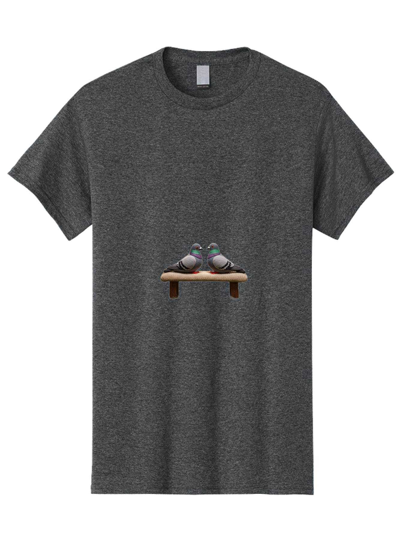 Pigeons-On-Bench Men'S Graphic Tee, 100% Cotton, Comfortable Casual Summer Wear, Machine Washable, Vintage Camera, Old Camera, Antique Camera, Black Camera, Classic Photography, Photography Equipment, Nostalgic Device, Film Camera, Camera Art Baj650