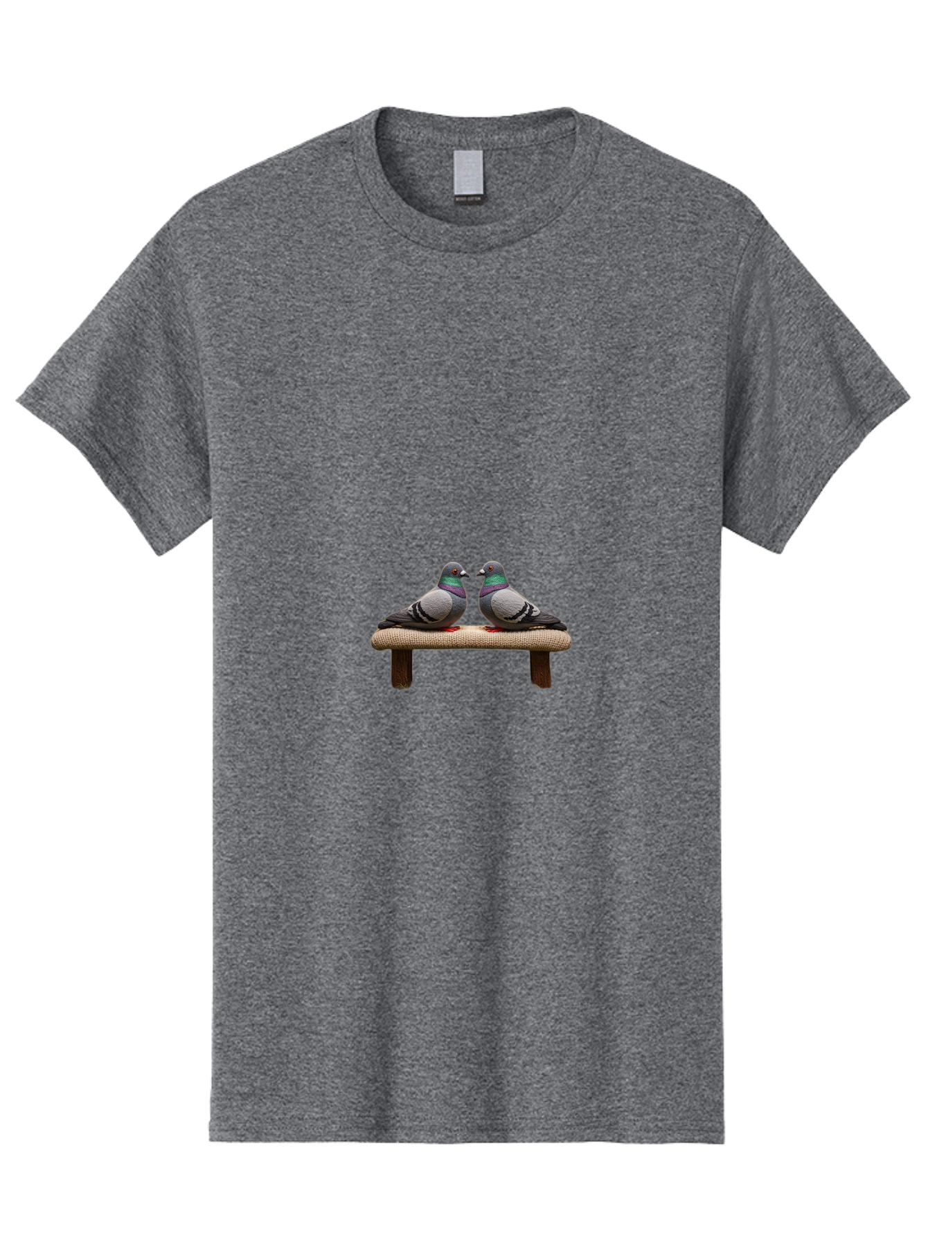 Pigeons-On-Bench Men'S Graphic Tee, 100% Cotton, Comfortable Casual Summer Wear, Machine Washable, Vintage Camera, Old Camera, Antique Camera, Black Camera, Classic Photography, Photography Equipment, Nostalgic Device, Film Camera, Camera Art Baj650