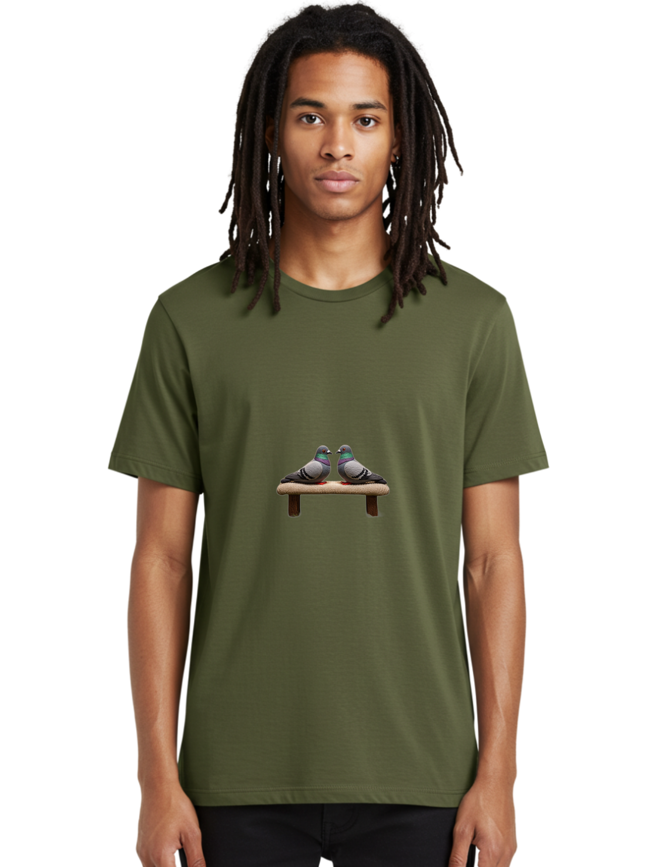 Pigeons-On-Bench Men'S Graphic Tee, 100% Cotton, Comfortable Casual Summer Wear, Machine Washable, Vintage Camera, Old Camera, Antique Camera, Black Camera, Classic Photography, Photography Equipment, Nostalgic Device, Film Camera, Camera Art Baj650