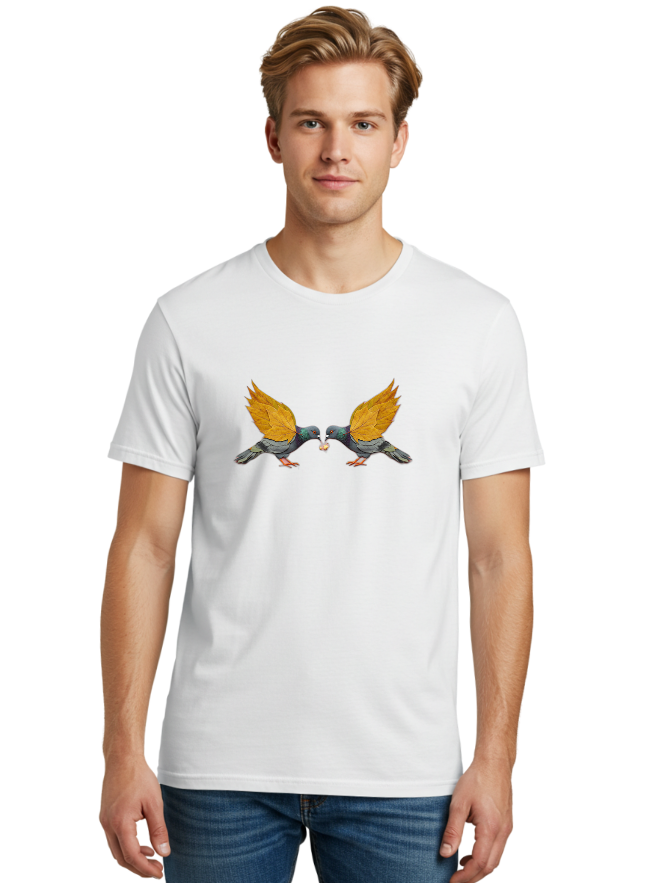 Pigeons-Sharing-Nut Men'S Graphic Tee, 100% Cotton, Comfortable Casual Summer Wear, Machine Washable, Vintage Camera, Old Camera, Antique Camera, Black Camera, Classic Photography, Photography Equipment, Nostalgic Device, Film Camera, Baj651