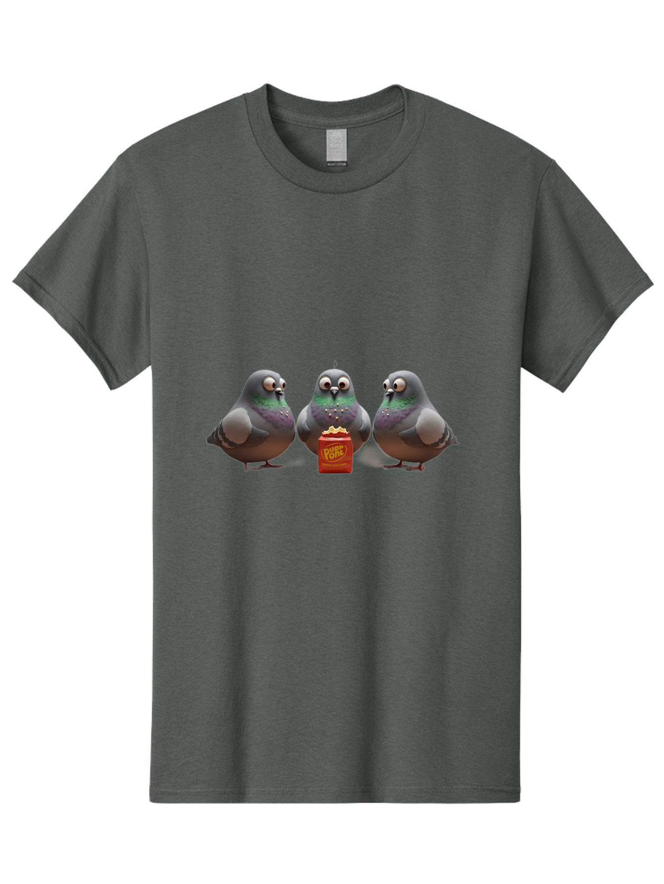Pigeons-Sharing-Popcorn Men'S Graphic Tee, 100% Cotton, Comfortable Casual Summer Wear, Machine Washable, Vintage Camera, Old Camera, Antique Camera, Black Camera, Classic Photography, Photography Equipment, Nostalgic Device, Film Camera, Baj652