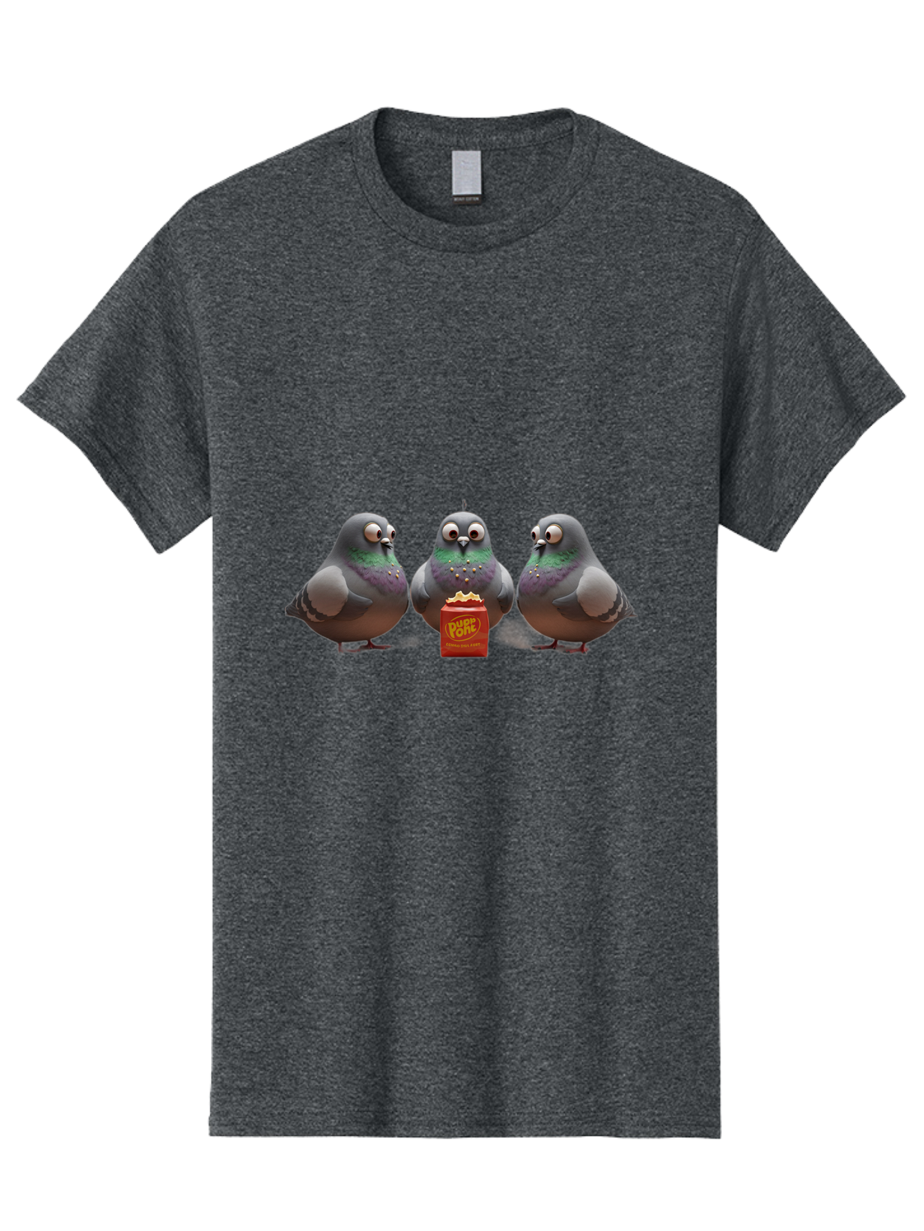 Pigeons-Sharing-Popcorn Men'S Graphic Tee, 100% Cotton, Comfortable Casual Summer Wear, Machine Washable, Vintage Camera, Old Camera, Antique Camera, Black Camera, Classic Photography, Photography Equipment, Nostalgic Device, Film Camera, Baj652