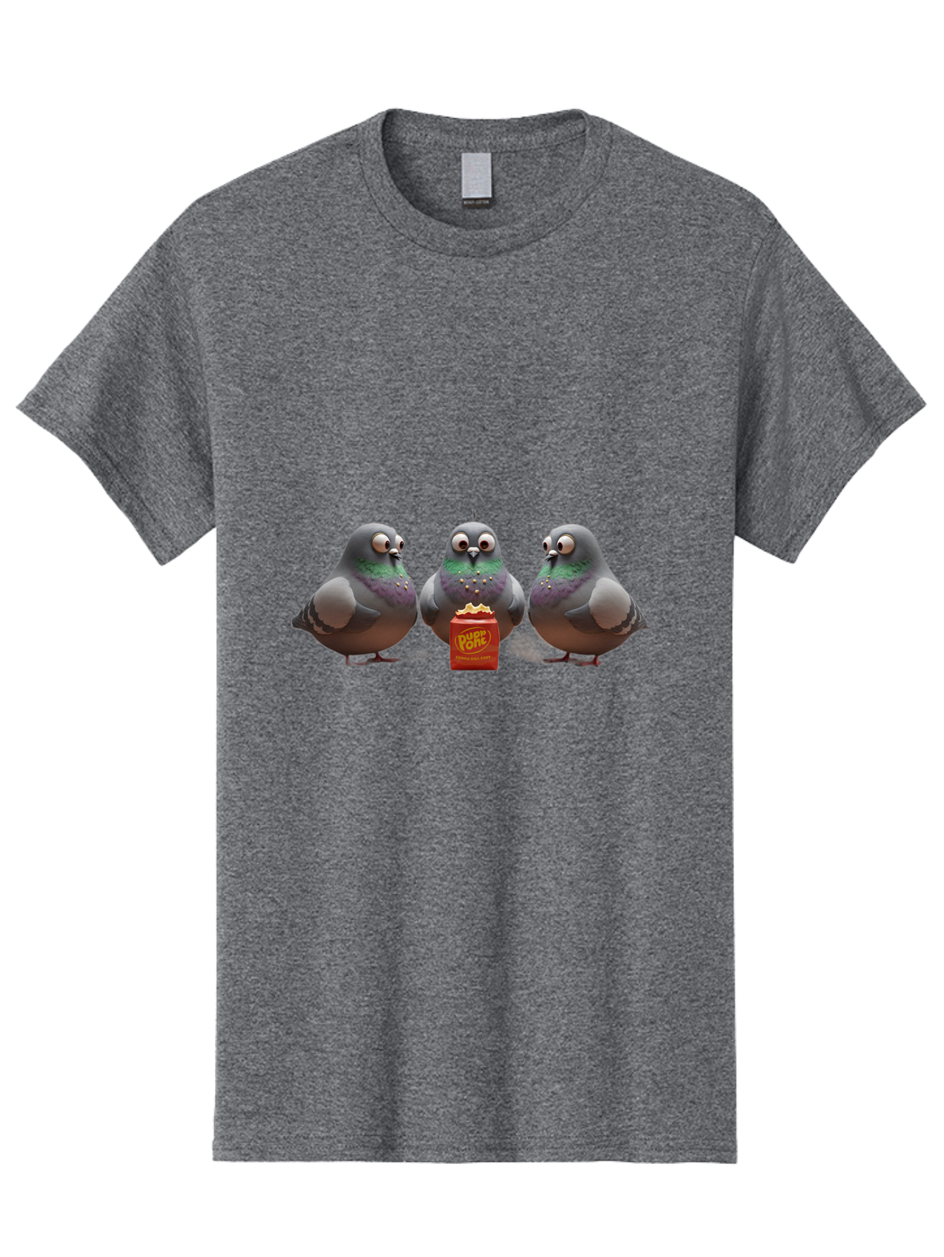 Pigeons-Sharing-Popcorn Men'S Graphic Tee, 100% Cotton, Comfortable Casual Summer Wear, Machine Washable, Vintage Camera, Old Camera, Antique Camera, Black Camera, Classic Photography, Photography Equipment, Nostalgic Device, Film Camera, Baj652