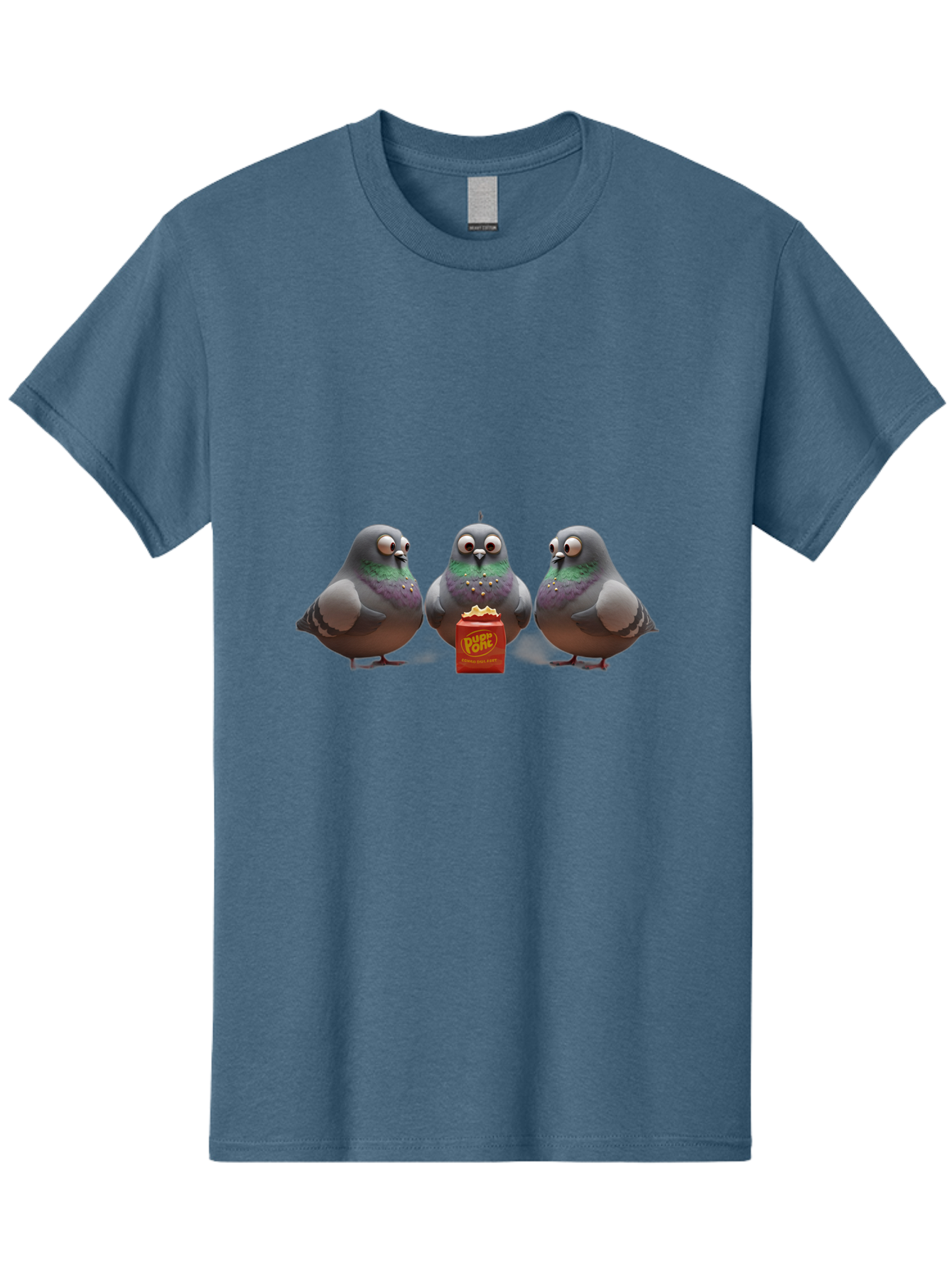 Pigeons-Sharing-Popcorn Men'S Graphic Tee, 100% Cotton, Comfortable Casual Summer Wear, Machine Washable, Vintage Camera, Old Camera, Antique Camera, Black Camera, Classic Photography, Photography Equipment, Nostalgic Device, Film Camera, Baj652