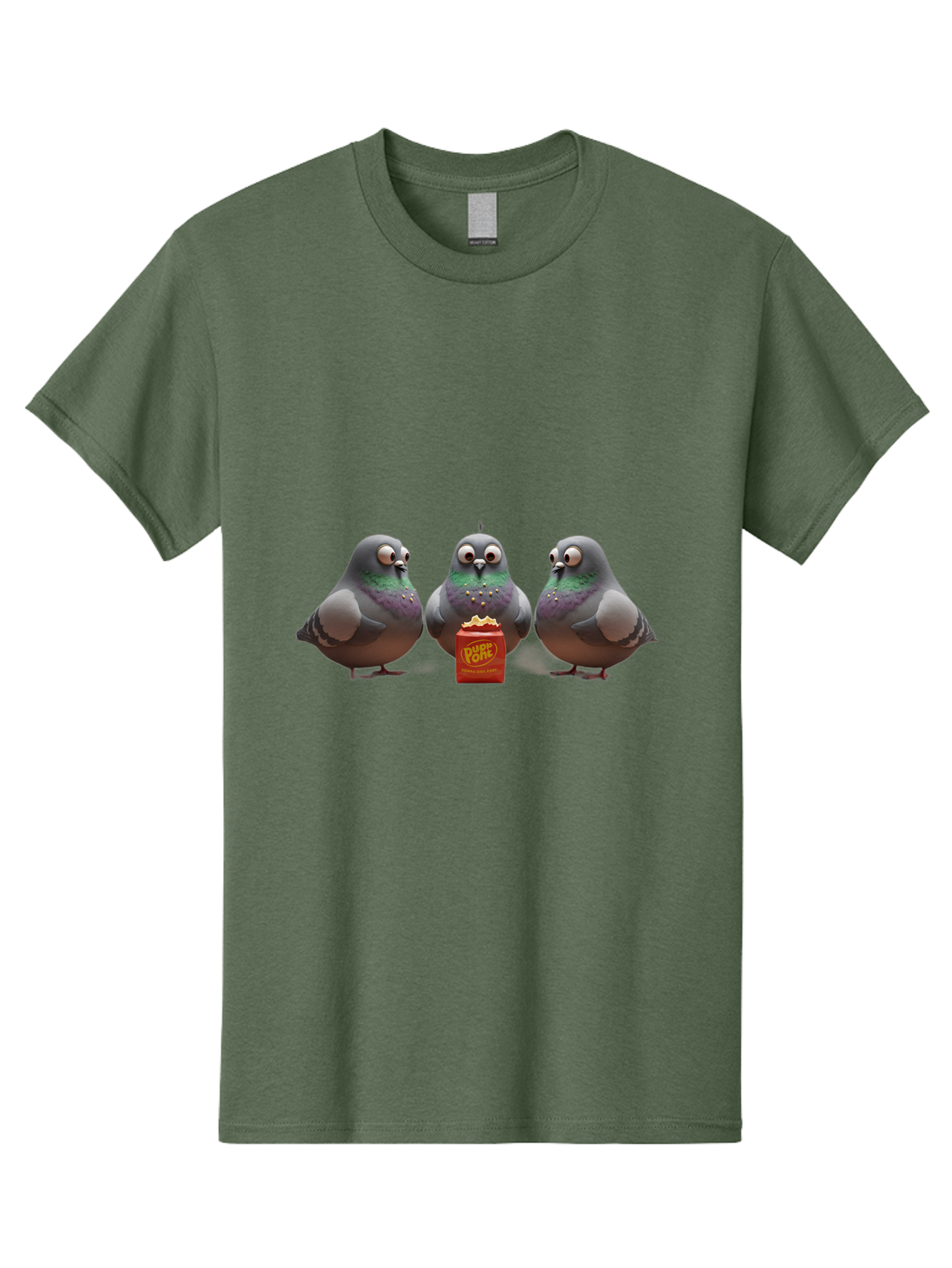 Pigeons-Sharing-Popcorn Men'S Graphic Tee, 100% Cotton, Comfortable Casual Summer Wear, Machine Washable, Vintage Camera, Old Camera, Antique Camera, Black Camera, Classic Photography, Photography Equipment, Nostalgic Device, Film Camera, Baj652