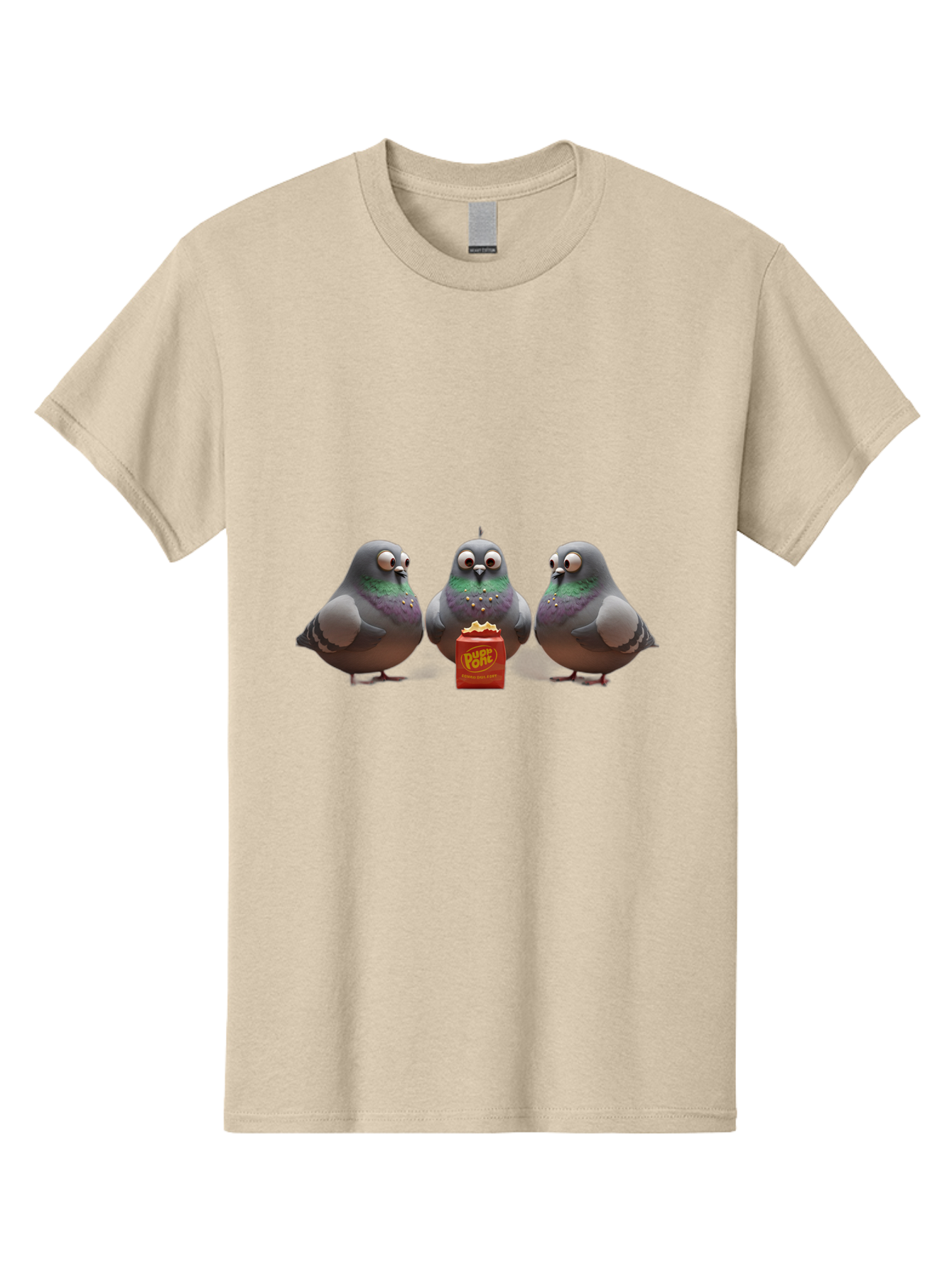 Pigeons-Sharing-Popcorn Men'S Graphic Tee, 100% Cotton, Comfortable Casual Summer Wear, Machine Washable, Vintage Camera, Old Camera, Antique Camera, Black Camera, Classic Photography, Photography Equipment, Nostalgic Device, Film Camera, Baj652