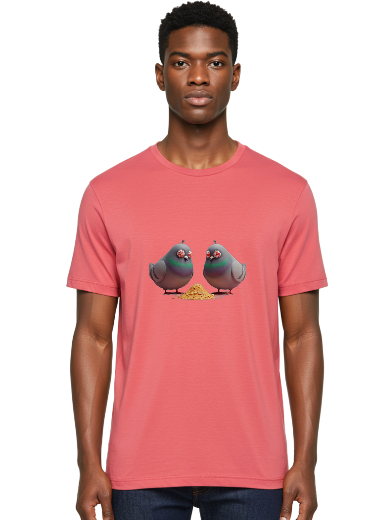 Pigeons Men'S Graphic Tee, 100% Cotton, Comfortable Casual Summer Wear, Machine Washable, Vintage Camera, Old Camera, Antique Camera, Black Camera, Classic Photography, Photography Equipment, Nostalgic Device, Film Camera, Camera Art Baj654