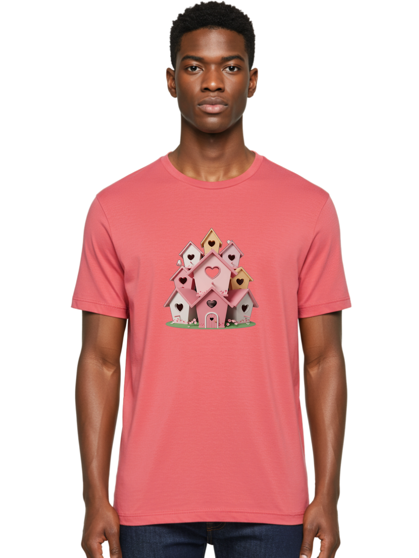 Pink-Birdhouses Men'S Graphic Tee, 100% Cotton, Comfortable Casual Summer Wear, Machine Washable, Vintage Camera, Old Camera, Antique Camera, Black Camera, Classic Photography, Photography Equipment, Nostalgic Device, Film Camera, Camera Art Baj657