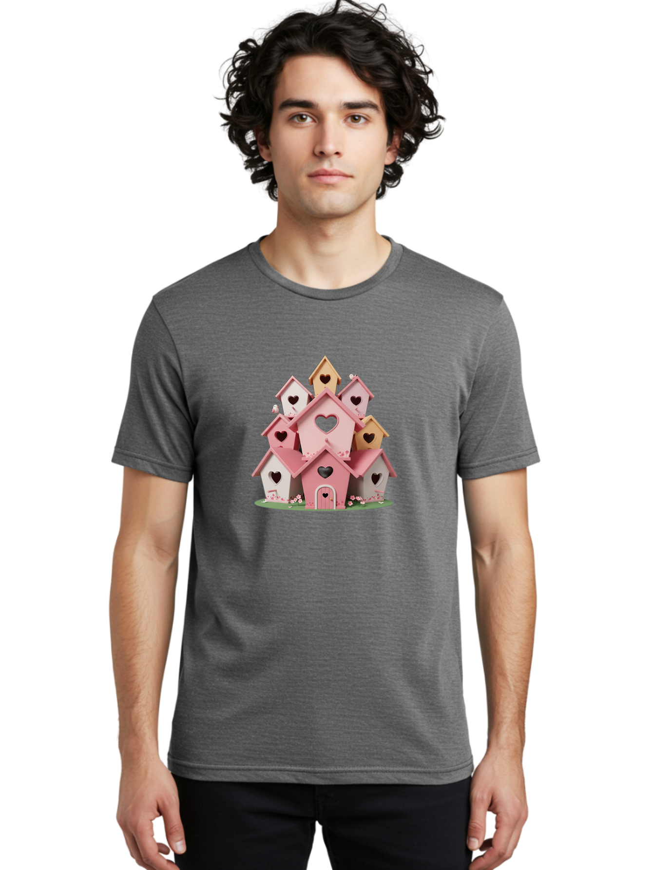 Pink-Birdhouses Men'S Graphic Tee, 100% Cotton, Comfortable Casual Summer Wear, Machine Washable, Vintage Camera, Old Camera, Antique Camera, Black Camera, Classic Photography, Photography Equipment, Nostalgic Device, Film Camera, Camera Art Baj657