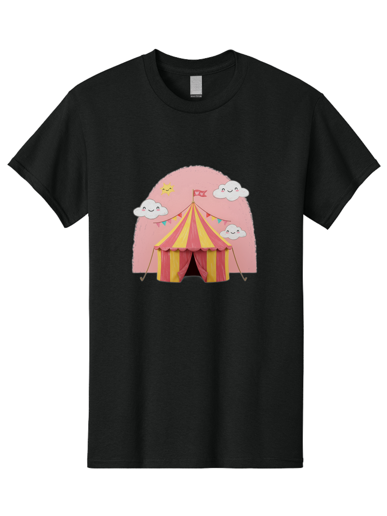 Pink-Circus-Tent Men'S Graphic Tee, 100% Cotton, Comfortable Casual Summer Wear, Machine Washable, Vintage Camera, Old Camera, Antique Camera, Black Camera, Classic Photography, Photography Equipment, Nostalgic Device, Film Camera, Camera Art Baj661