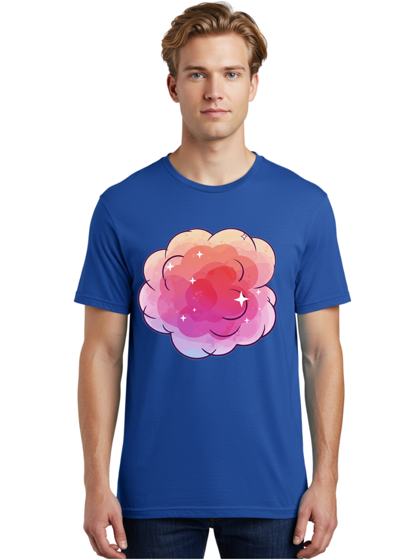 Pink-Cloud Men'S Graphic Tee, 100% Cotton, Comfortable Casual Summer Wear, Machine Washable, Vintage Camera, Old Camera, Antique Camera, Black Camera, Classic Photography, Photography Equipment, Nostalgic Device, Film Camera, Camera Art Baj662