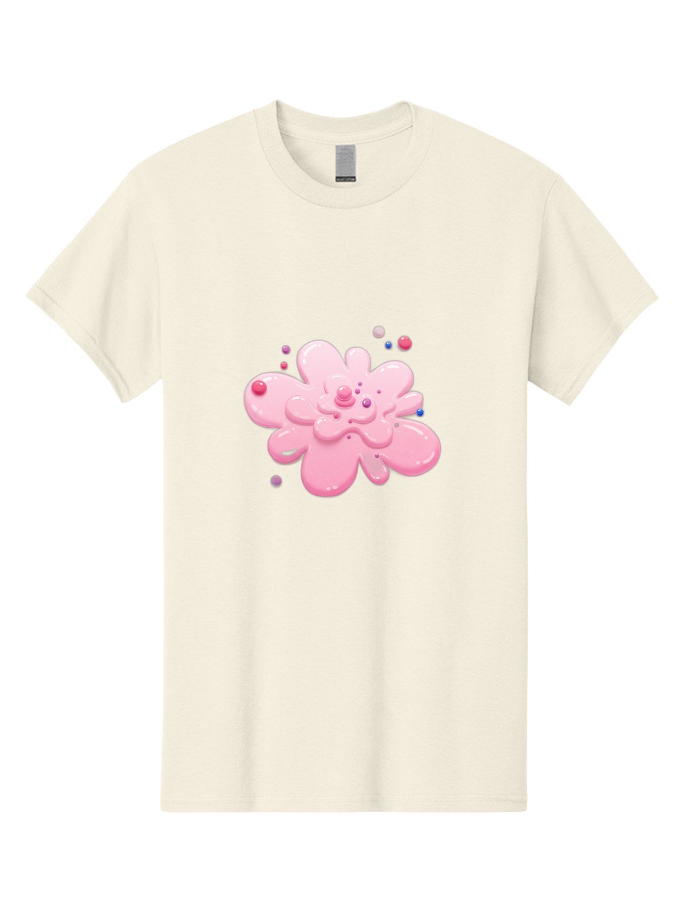 Pink-Droplet-Flower Men'S Graphic Tee, 100% Cotton, Comfortable Casual Summer Wear, Machine Washable, Vintage Camera, Old Camera, Antique Camera, Black Camera, Classic Photography, Photography Equipment, Nostalgic Device, Film Camera, Baj668