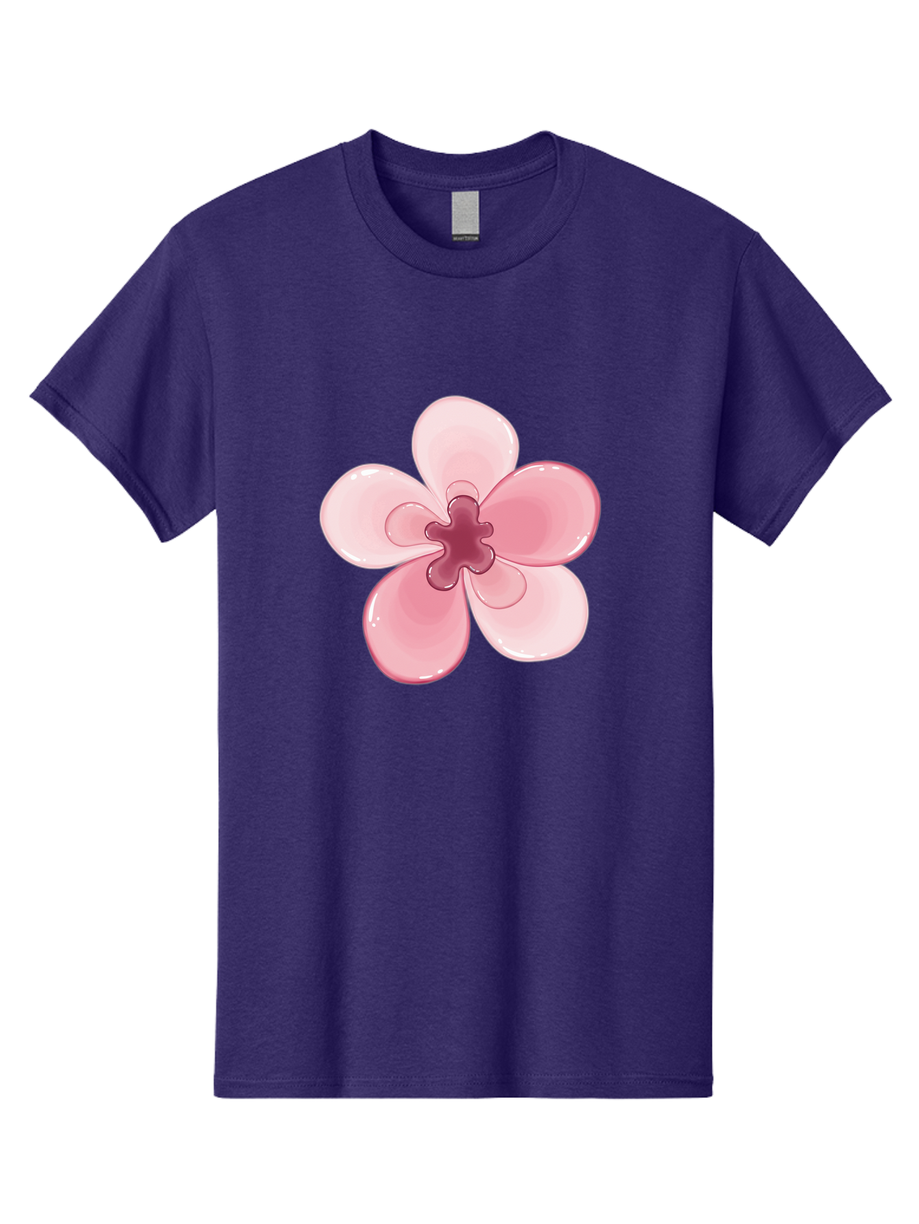 Pink-Flower-1 Men'S Graphic Tee, 100% Cotton, Comfortable Casual Summer Wear, Machine Washable, Vintage Camera, Old Camera, Antique Camera, Black Camera, Classic Photography, Photography Equipment, Nostalgic Device, Film Camera, Camera Art Baj669