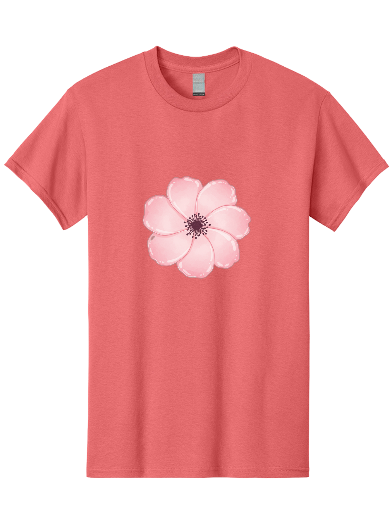 Pink-Flower Men'S Graphic Tee, 100% Cotton, Comfortable Casual Summer Wear, Machine Washable, Vintage Camera, Old Camera, Antique Camera, Black Camera, Classic Photography, Photography Equipment, Nostalgic Device, Film Camera, Camera Art Baj670