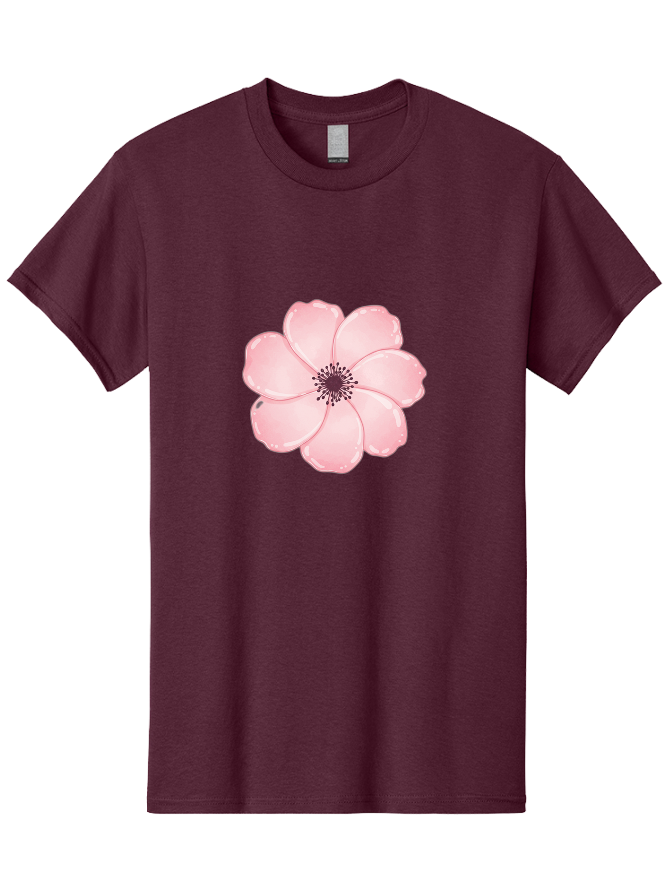 Pink-Flower Men'S Graphic Tee, 100% Cotton, Comfortable Casual Summer Wear, Machine Washable, Vintage Camera, Old Camera, Antique Camera, Black Camera, Classic Photography, Photography Equipment, Nostalgic Device, Film Camera, Camera Art Baj670