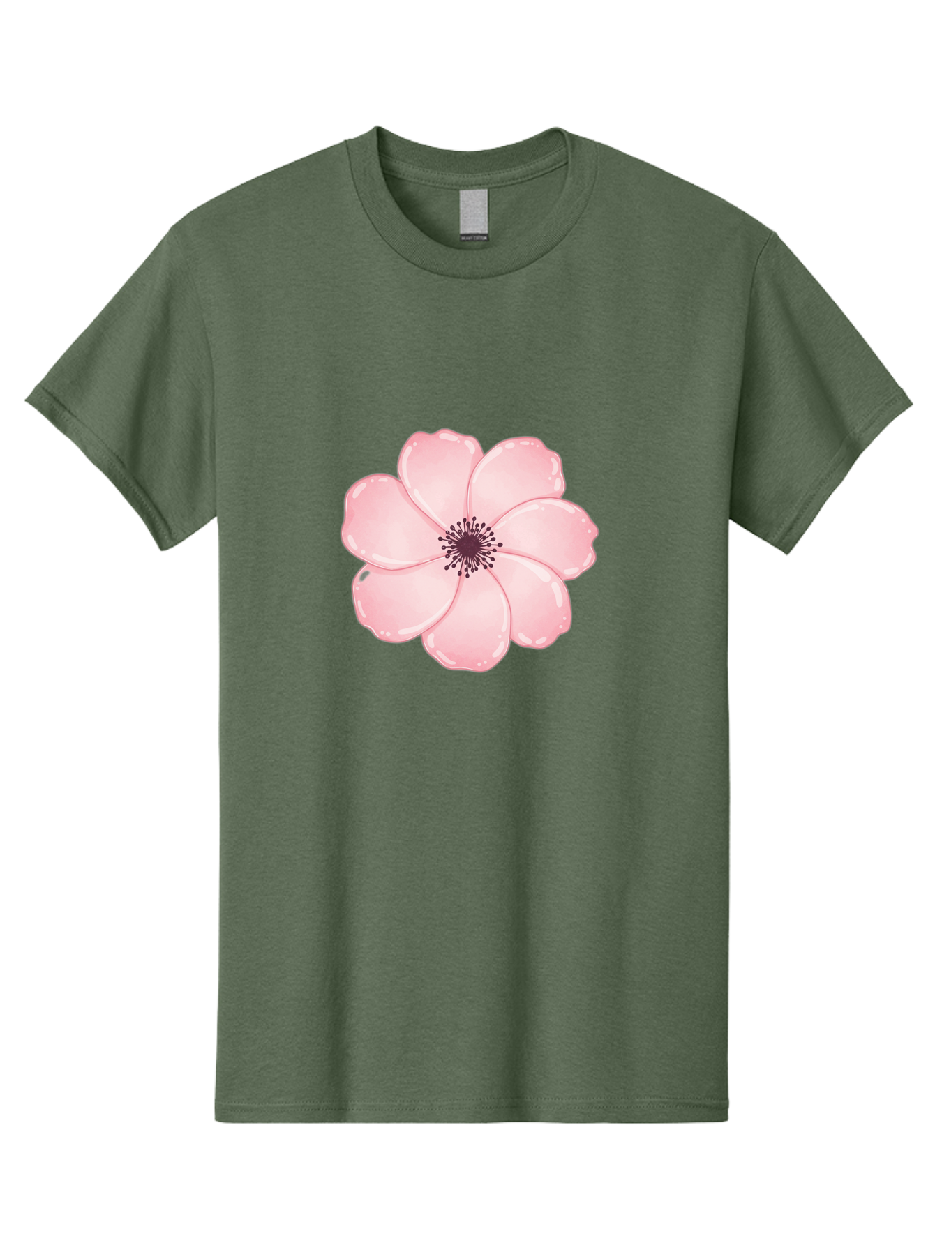 Pink-Flower Men'S Graphic Tee, 100% Cotton, Comfortable Casual Summer Wear, Machine Washable, Vintage Camera, Old Camera, Antique Camera, Black Camera, Classic Photography, Photography Equipment, Nostalgic Device, Film Camera, Camera Art Baj670