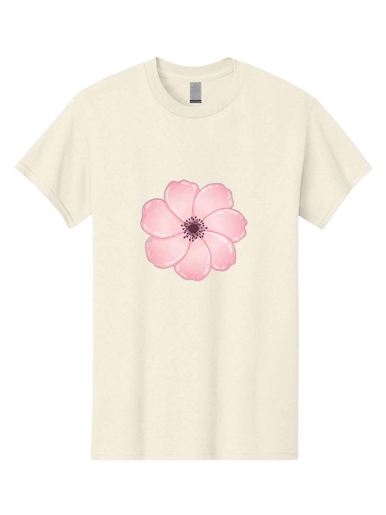 Pink-Flower Men'S Graphic Tee, 100% Cotton, Comfortable Casual Summer Wear, Machine Washable, Vintage Camera, Old Camera, Antique Camera, Black Camera, Classic Photography, Photography Equipment, Nostalgic Device, Film Camera, Camera Art Baj670
