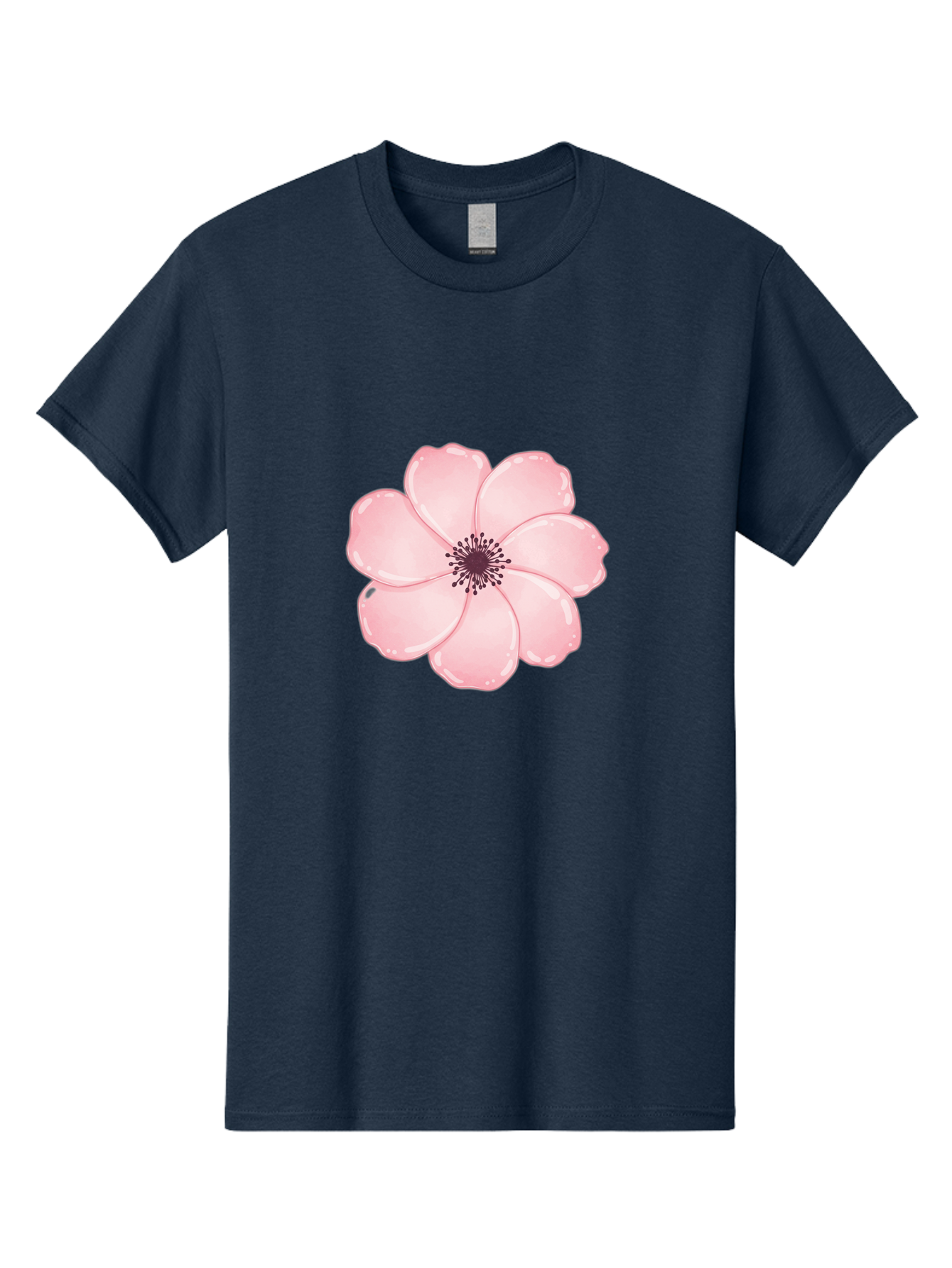 Pink-Flower Men'S Graphic Tee, 100% Cotton, Comfortable Casual Summer Wear, Machine Washable, Vintage Camera, Old Camera, Antique Camera, Black Camera, Classic Photography, Photography Equipment, Nostalgic Device, Film Camera, Camera Art Baj670