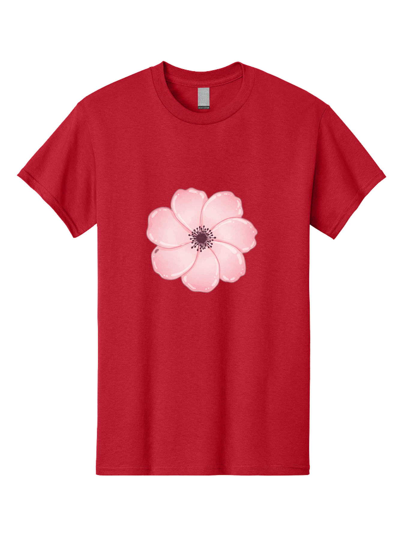 Pink-Flower Men'S Graphic Tee, 100% Cotton, Comfortable Casual Summer Wear, Machine Washable, Vintage Camera, Old Camera, Antique Camera, Black Camera, Classic Photography, Photography Equipment, Nostalgic Device, Film Camera, Camera Art Baj670