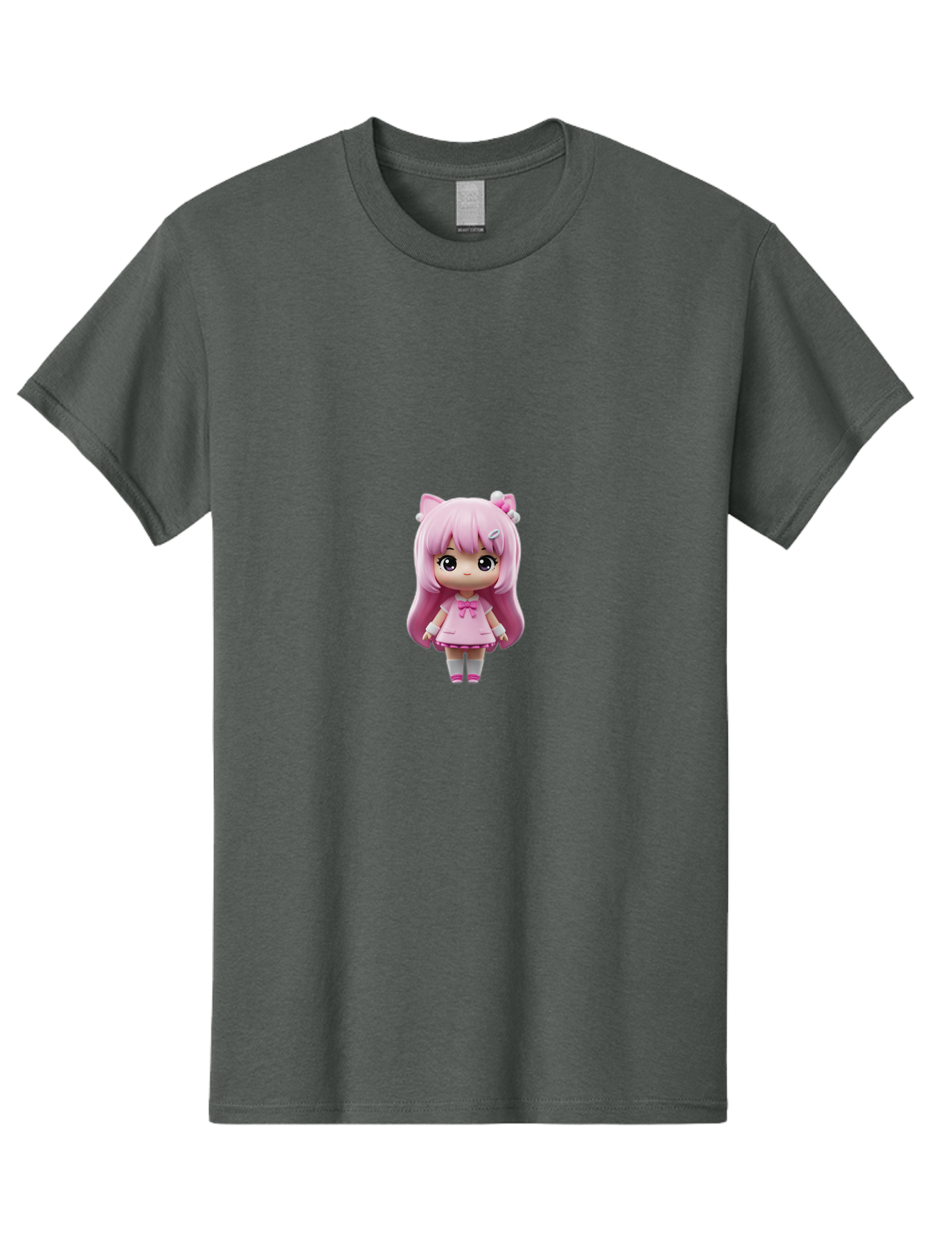 Pink-Hair-Anime-Doll Men'S Graphic Tee, 100% Cotton, Comfortable Casual Summer Wear, Machine Washable, Vintage Camera, Old Camera, Antique Camera, Black Camera, Classic Photography, Photography Equipment, Nostalgic Device, Film Camera, Baj671