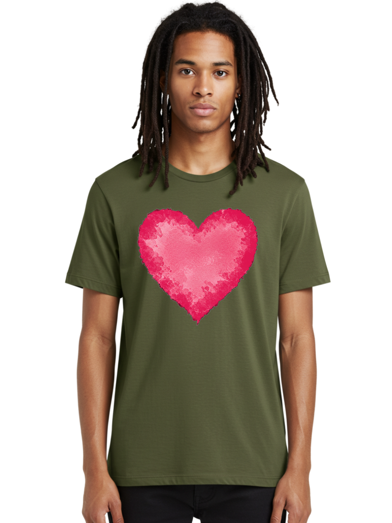 Pink-Heart-2 Men'S Graphic Tee, 100% Cotton, Comfortable Casual Summer Wear, Machine Washable, Vintage Camera, Old Camera, Antique Camera, Black Camera, Classic Photography, Photography Equipment, Nostalgic Device, Film Camera, Camera Art Baj673
