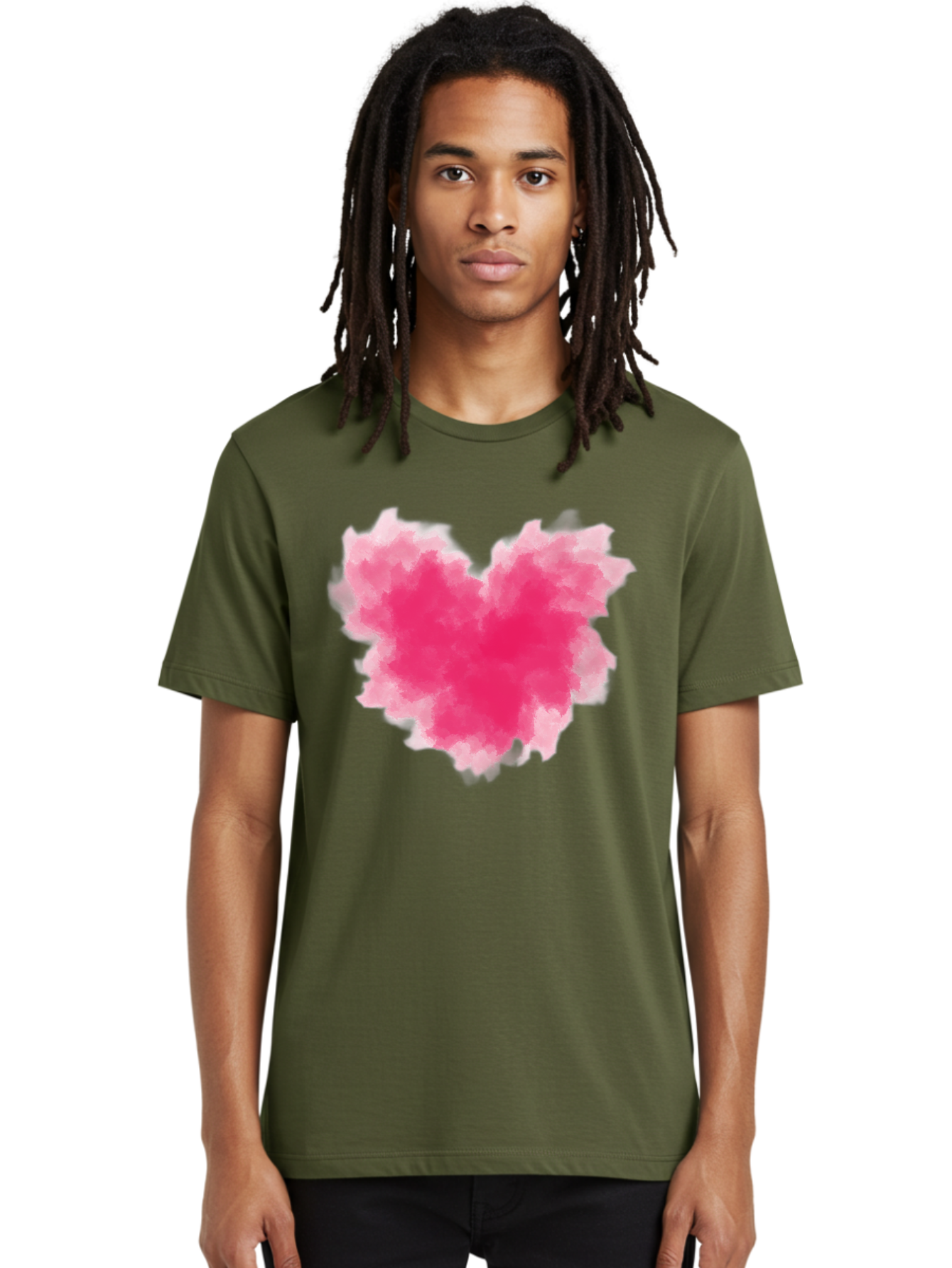 Pink-Heart-3 Men'S Graphic Tee, 100% Cotton, Comfortable Casual Summer Wear, Machine Washable, Vintage Camera, Old Camera, Antique Camera, Black Camera, Classic Photography, Photography Equipment, Nostalgic Device, Film Camera, Camera Art Baj674