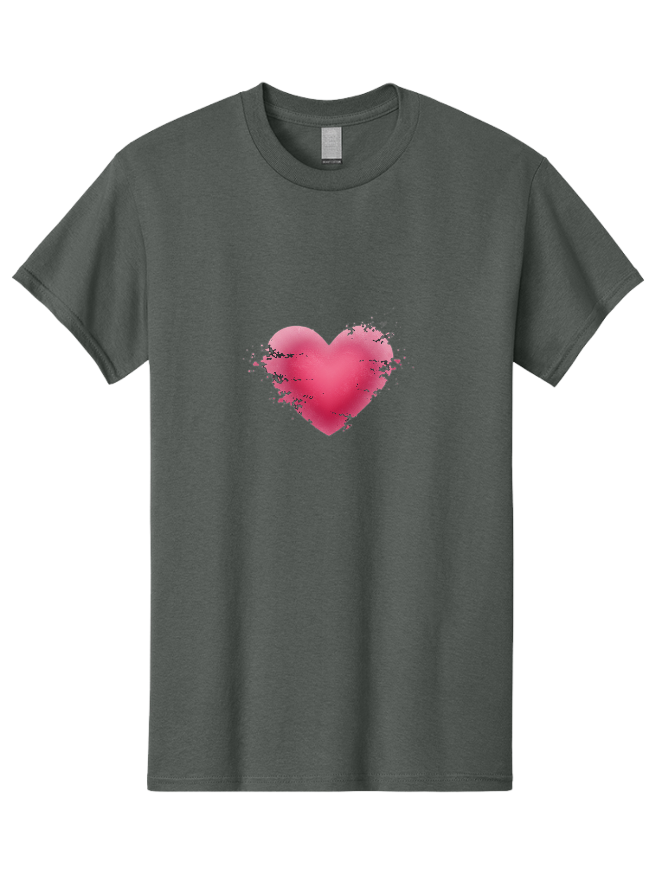 Pink-Heart-4 Men'S Graphic Tee, 100% Cotton, Comfortable Casual Summer Wear, Machine Washable, Vintage Camera, Old Camera, Antique Camera, Black Camera, Classic Photography, Photography Equipment, Nostalgic Device, Film Camera, Camera Art Baj675