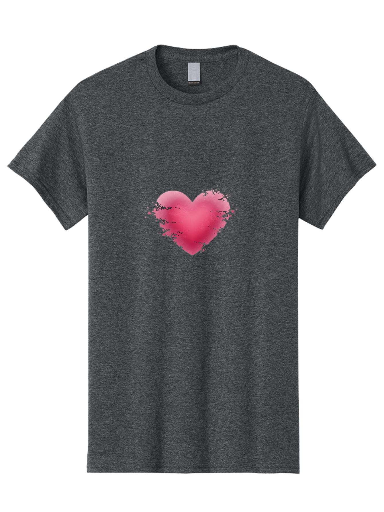 Pink-Heart-4 Men'S Graphic Tee, 100% Cotton, Comfortable Casual Summer Wear, Machine Washable, Vintage Camera, Old Camera, Antique Camera, Black Camera, Classic Photography, Photography Equipment, Nostalgic Device, Film Camera, Camera Art Baj675