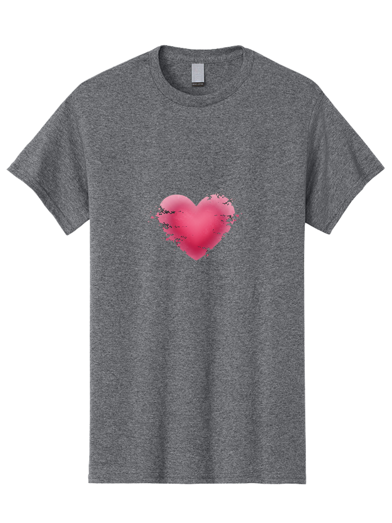 Pink-Heart-4 Men'S Graphic Tee, 100% Cotton, Comfortable Casual Summer Wear, Machine Washable, Vintage Camera, Old Camera, Antique Camera, Black Camera, Classic Photography, Photography Equipment, Nostalgic Device, Film Camera, Camera Art Baj675
