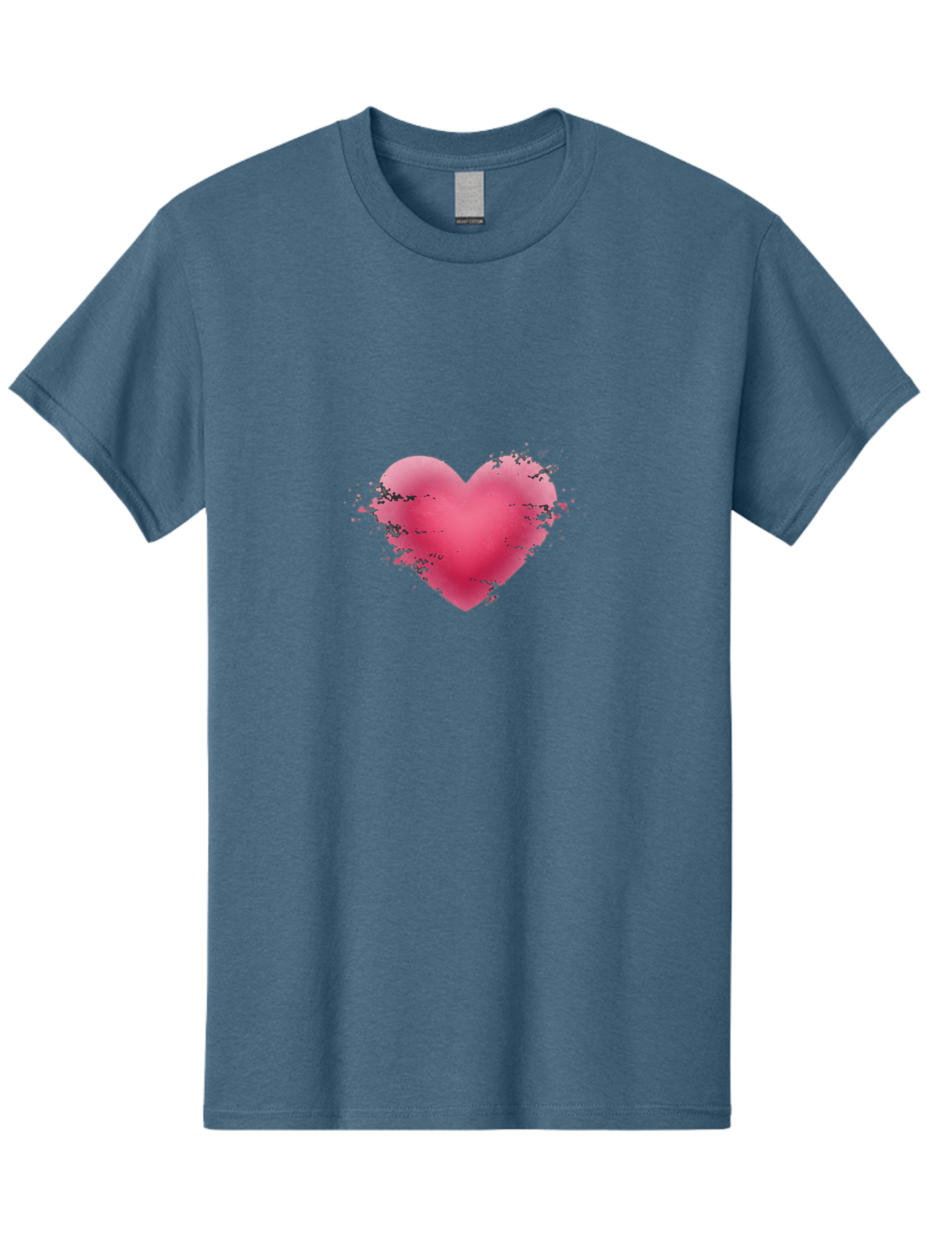 Pink-Heart-4 Men'S Graphic Tee, 100% Cotton, Comfortable Casual Summer Wear, Machine Washable, Vintage Camera, Old Camera, Antique Camera, Black Camera, Classic Photography, Photography Equipment, Nostalgic Device, Film Camera, Camera Art Baj675