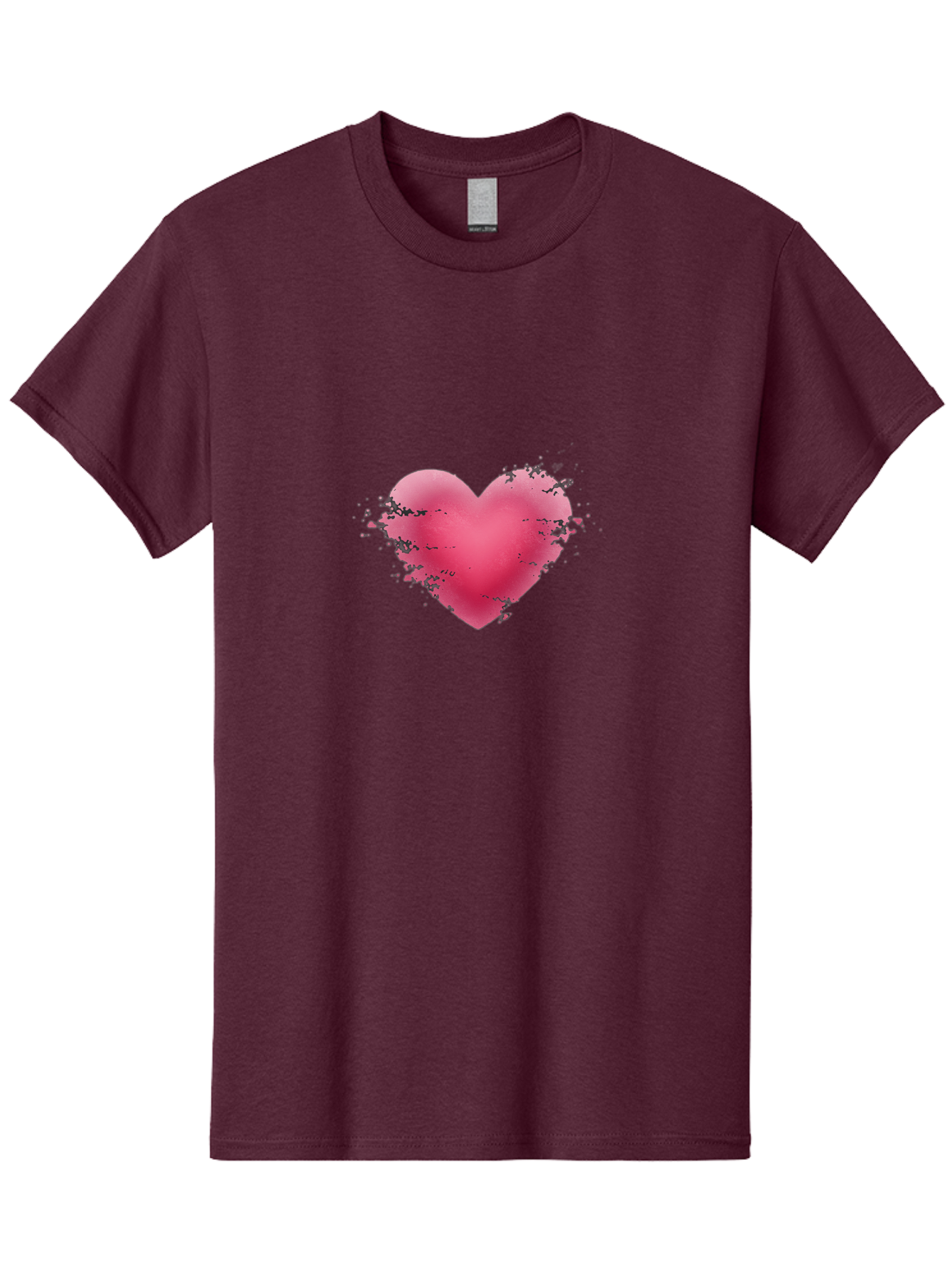 Pink-Heart-4 Men'S Graphic Tee, 100% Cotton, Comfortable Casual Summer Wear, Machine Washable, Vintage Camera, Old Camera, Antique Camera, Black Camera, Classic Photography, Photography Equipment, Nostalgic Device, Film Camera, Camera Art Baj675