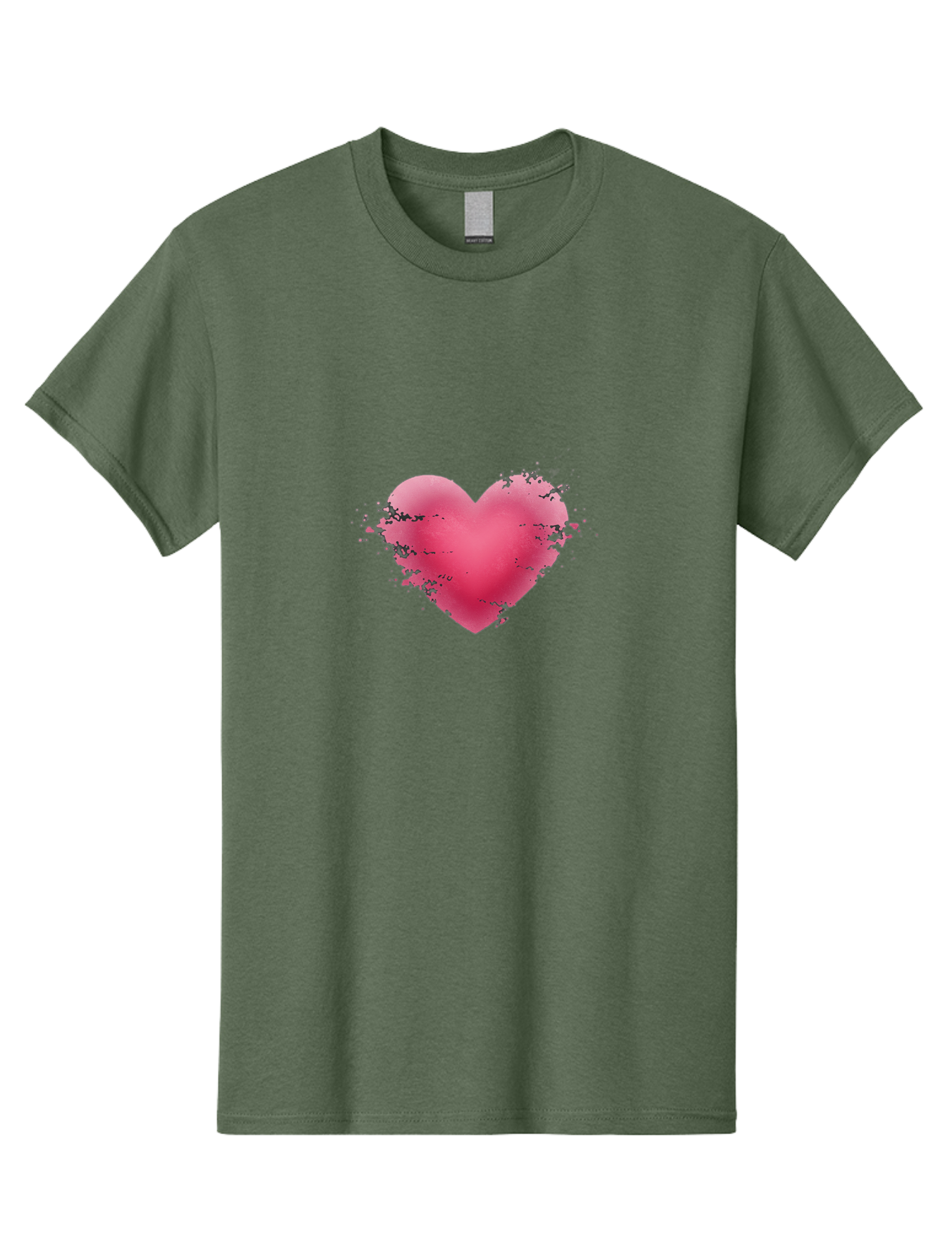 Pink-Heart-4 Men'S Graphic Tee, 100% Cotton, Comfortable Casual Summer Wear, Machine Washable, Vintage Camera, Old Camera, Antique Camera, Black Camera, Classic Photography, Photography Equipment, Nostalgic Device, Film Camera, Camera Art Baj675