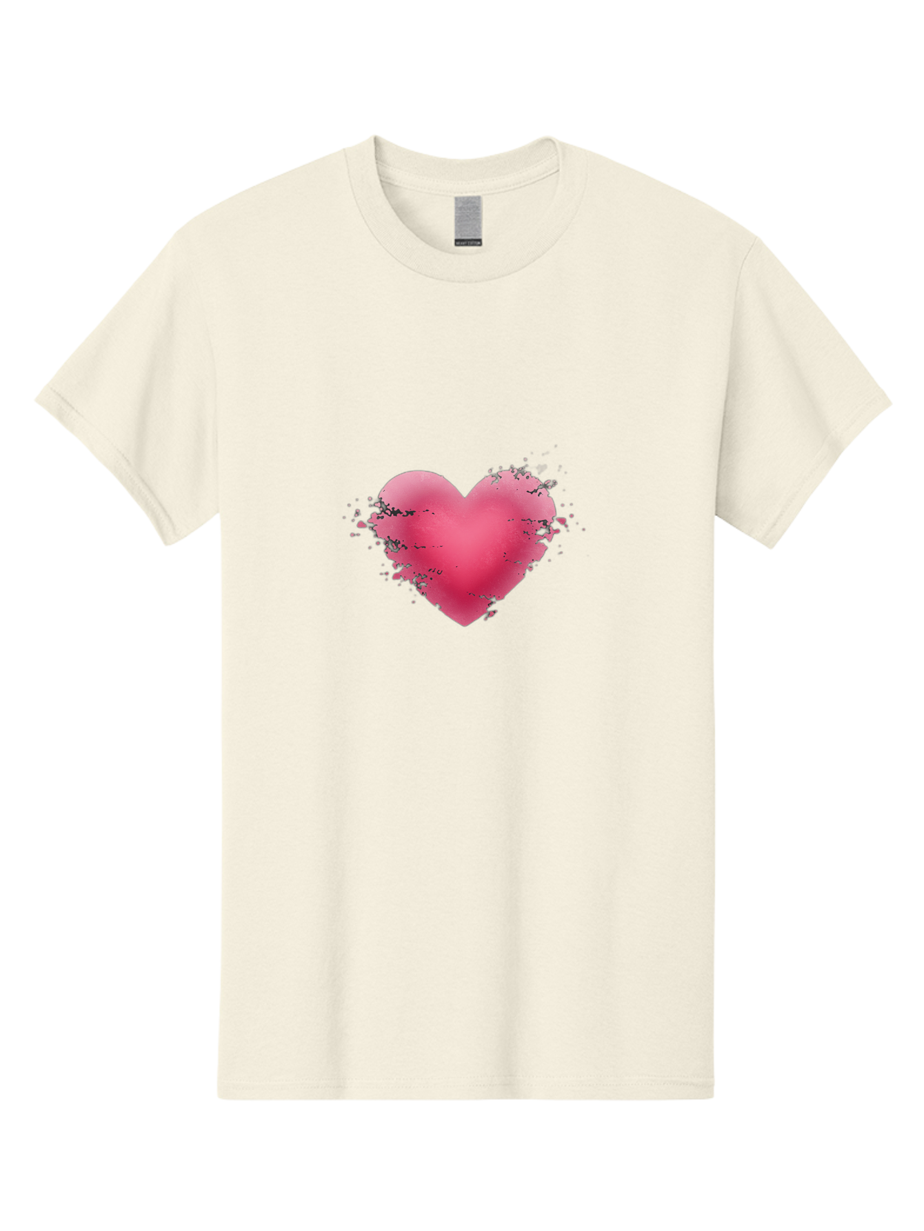 Pink-Heart-4 Men'S Graphic Tee, 100% Cotton, Comfortable Casual Summer Wear, Machine Washable, Vintage Camera, Old Camera, Antique Camera, Black Camera, Classic Photography, Photography Equipment, Nostalgic Device, Film Camera, Camera Art Baj675