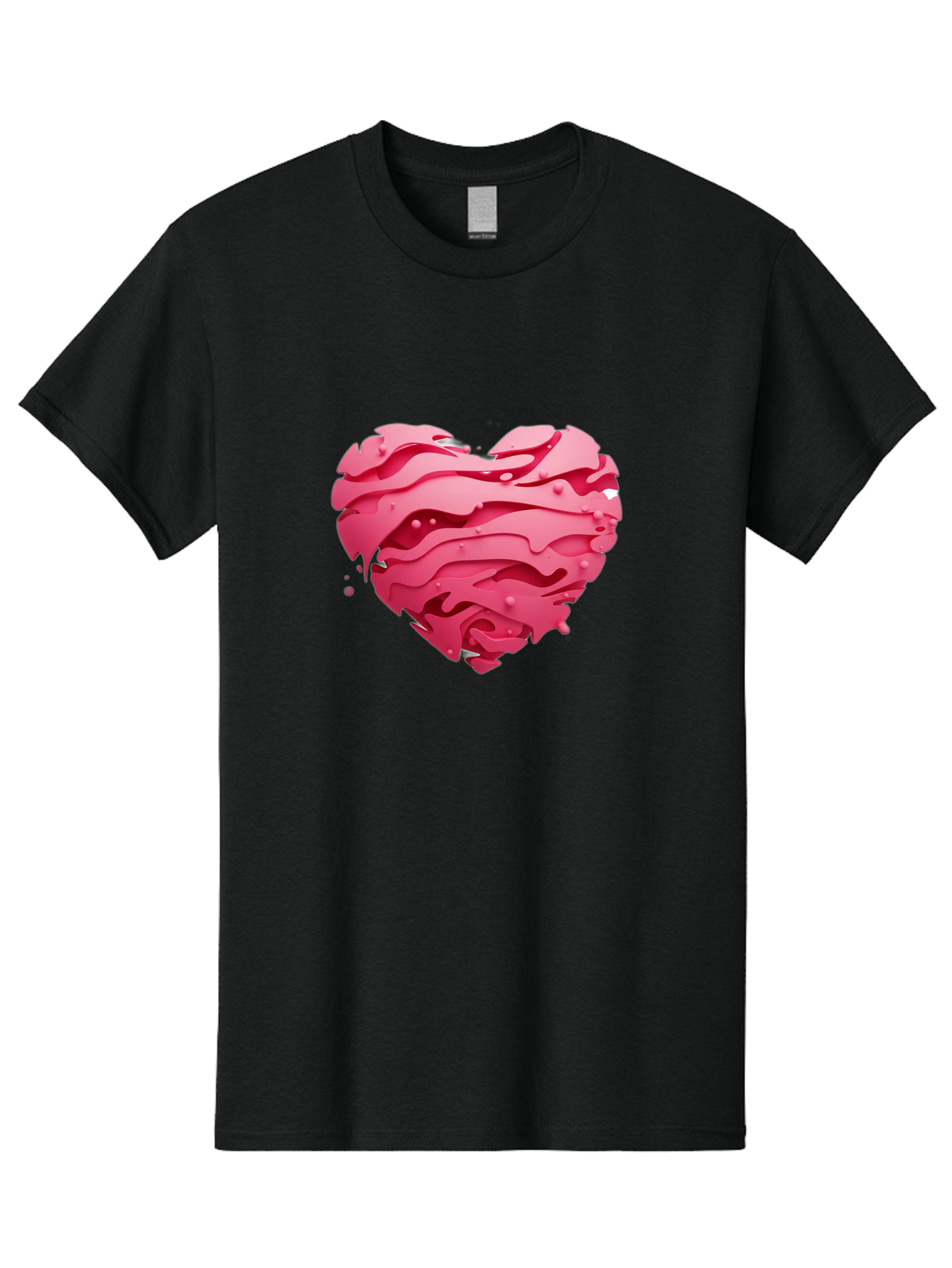 Pink-Heart-5 Men'S Graphic Tee, 100% Cotton, Comfortable Casual Summer Wear, Machine Washable, Vintage Camera, Old Camera, Antique Camera, Black Camera, Classic Photography, Photography Equipment, Nostalgic Device, Film Camera, Camera Art Baj676