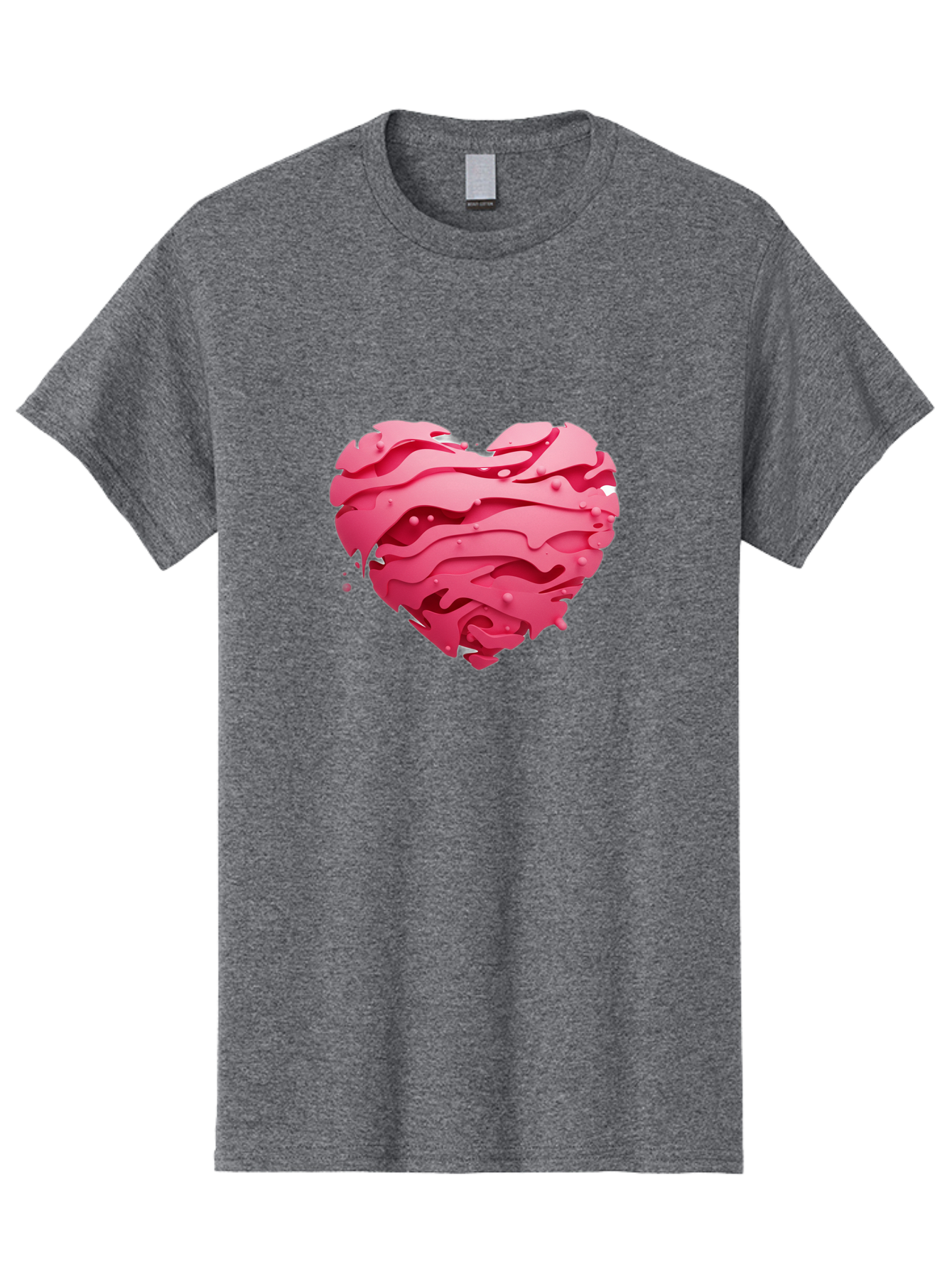 Pink-Heart-5 Men'S Graphic Tee, 100% Cotton, Comfortable Casual Summer Wear, Machine Washable, Vintage Camera, Old Camera, Antique Camera, Black Camera, Classic Photography, Photography Equipment, Nostalgic Device, Film Camera, Camera Art Baj676