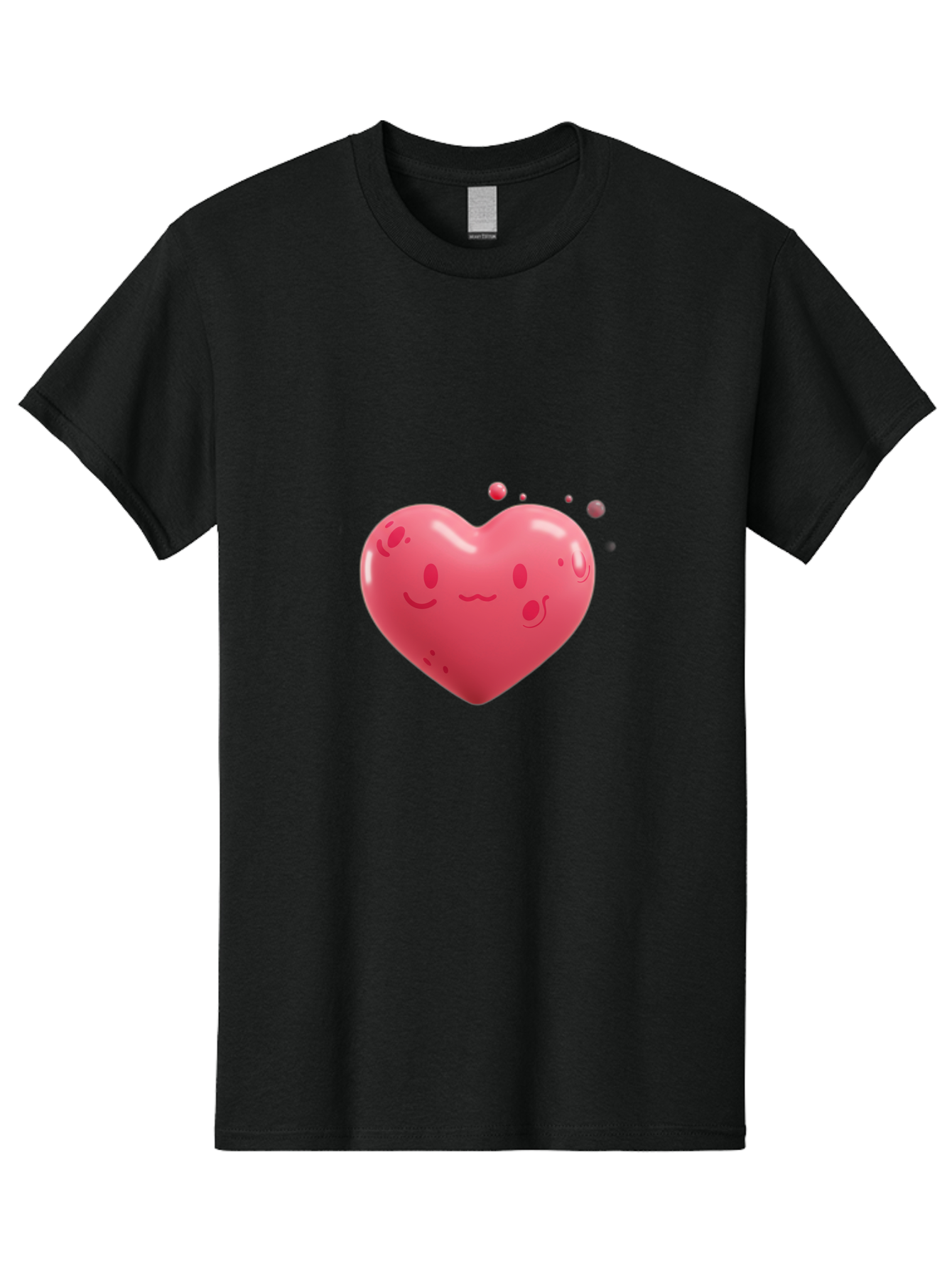 Pink-Heart-Emoji Men'S Graphic Tee, 100% Cotton, Comfortable Casual Summer Wear, Machine Washable, Vintage Camera, Old Camera, Antique Camera, Black Camera, Classic Photography, Photography Equipment, Nostalgic Device, Film Camera, Camera Art Baj681