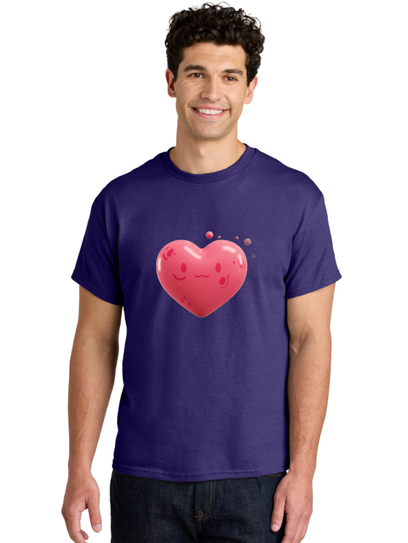 Pink-Heart-Emoji Men'S Graphic Tee, 100% Cotton, Comfortable Casual Summer Wear, Machine Washable, Vintage Camera, Old Camera, Antique Camera, Black Camera, Classic Photography, Photography Equipment, Nostalgic Device, Film Camera, Camera Art Baj681
