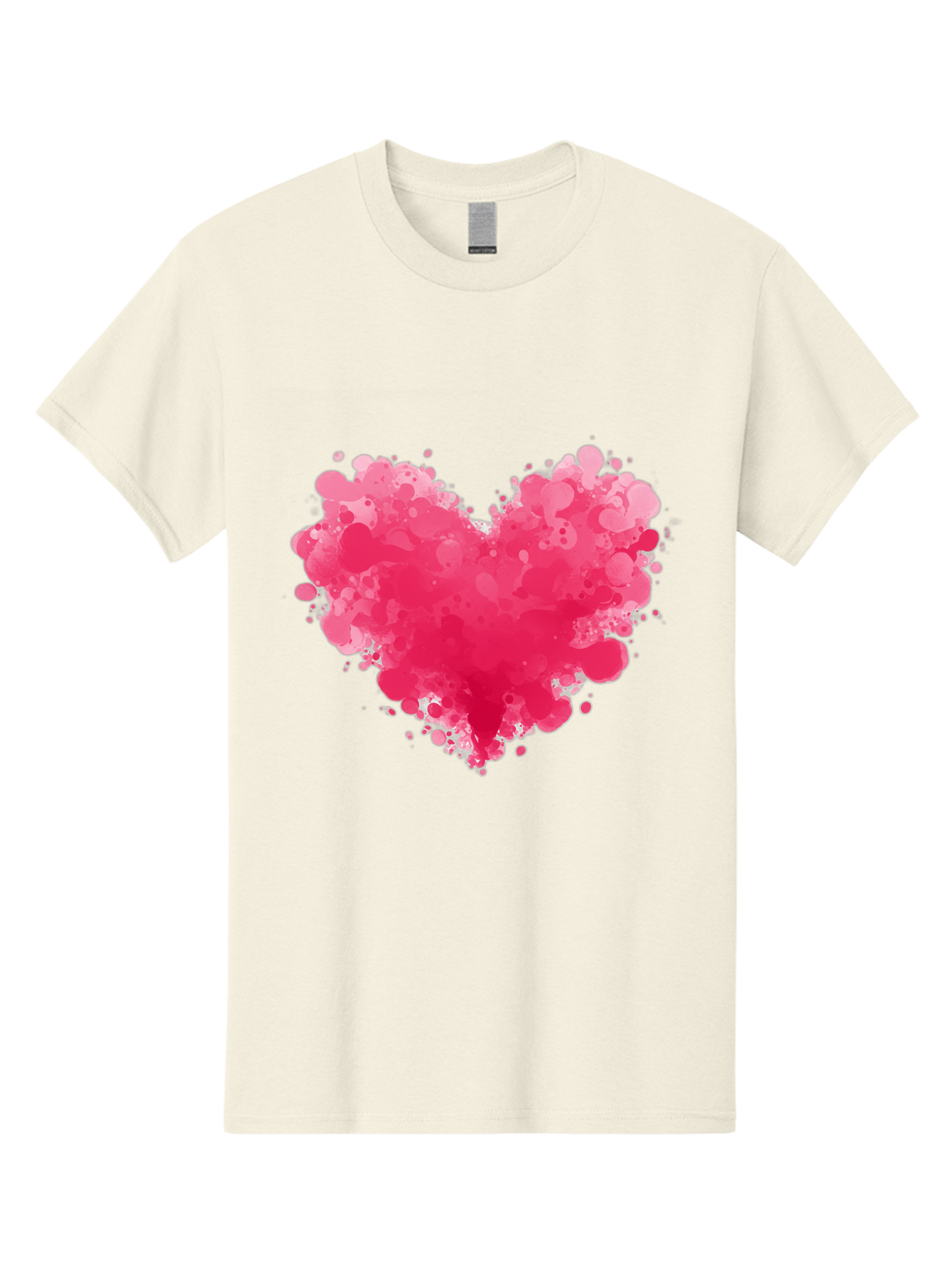 Pink-Heart-Splatter Men'S Graphic Tee, 100% Cotton, Comfortable Casual Summer Wear, Machine Washable, Vintage Camera, Old Camera, Antique Camera, Black Camera, Classic Photography, Photography Equipment, Nostalgic Device, Film Camera, Baj683
