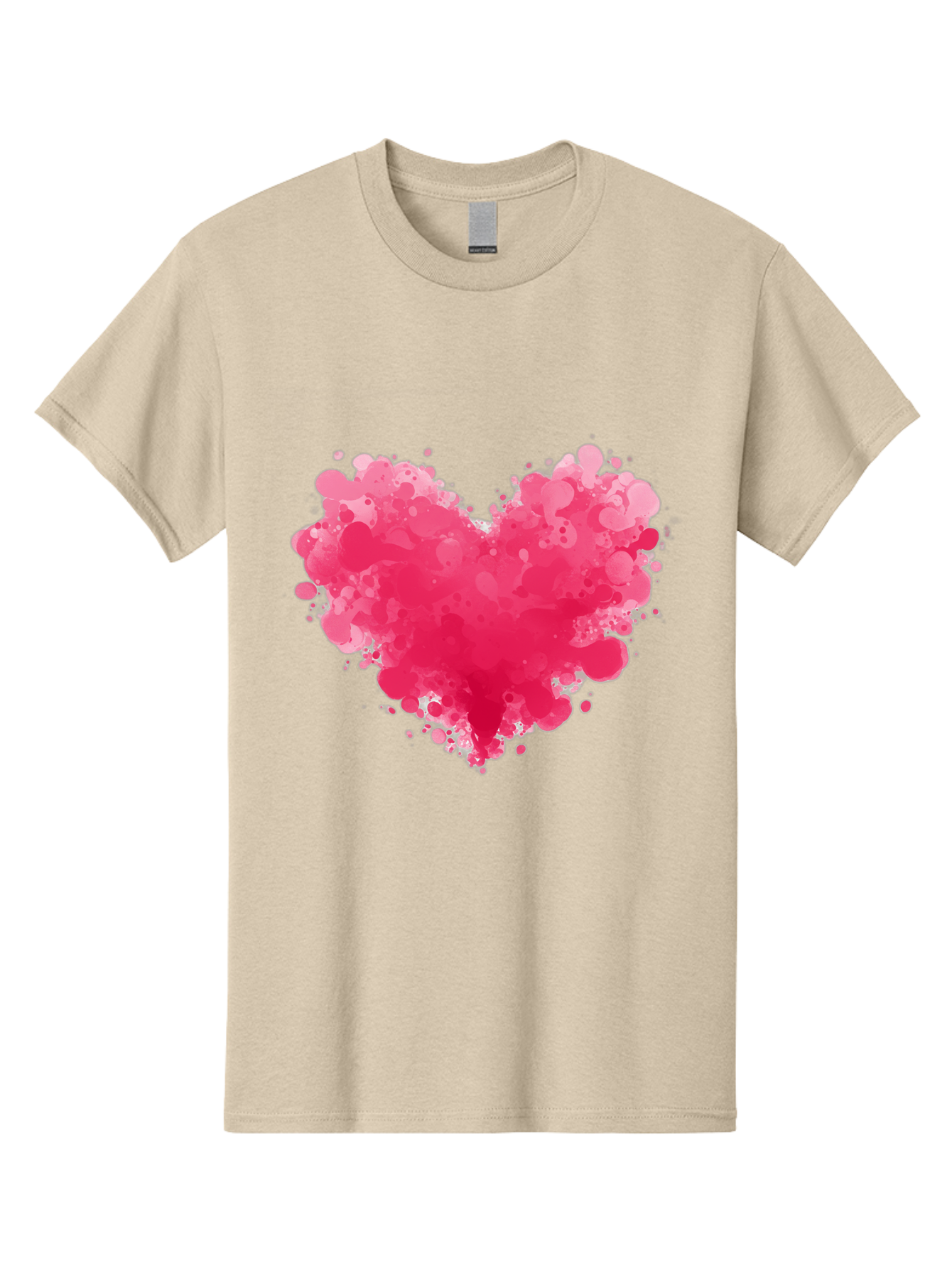 Pink-Heart-Splatter Men'S Graphic Tee, 100% Cotton, Comfortable Casual Summer Wear, Machine Washable, Vintage Camera, Old Camera, Antique Camera, Black Camera, Classic Photography, Photography Equipment, Nostalgic Device, Film Camera, Baj683