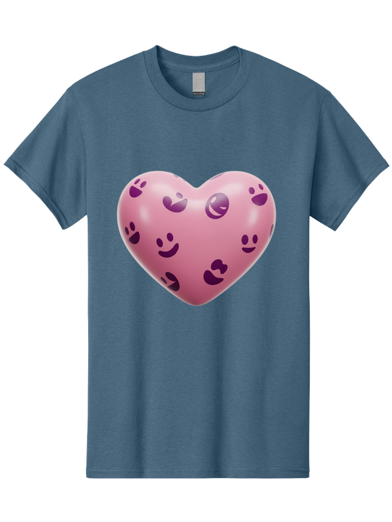 Pink-Heart-With-Purple-Emoji-Faces Men'S Graphic Tee, 100% Cotton, Comfortable Casual Summer Wear, Machine Washable, Vintage Camera, Old Camera, Antique Camera, Black Camera, Classic Photography, Photography Equipment, Nostalgic Device, Baj684