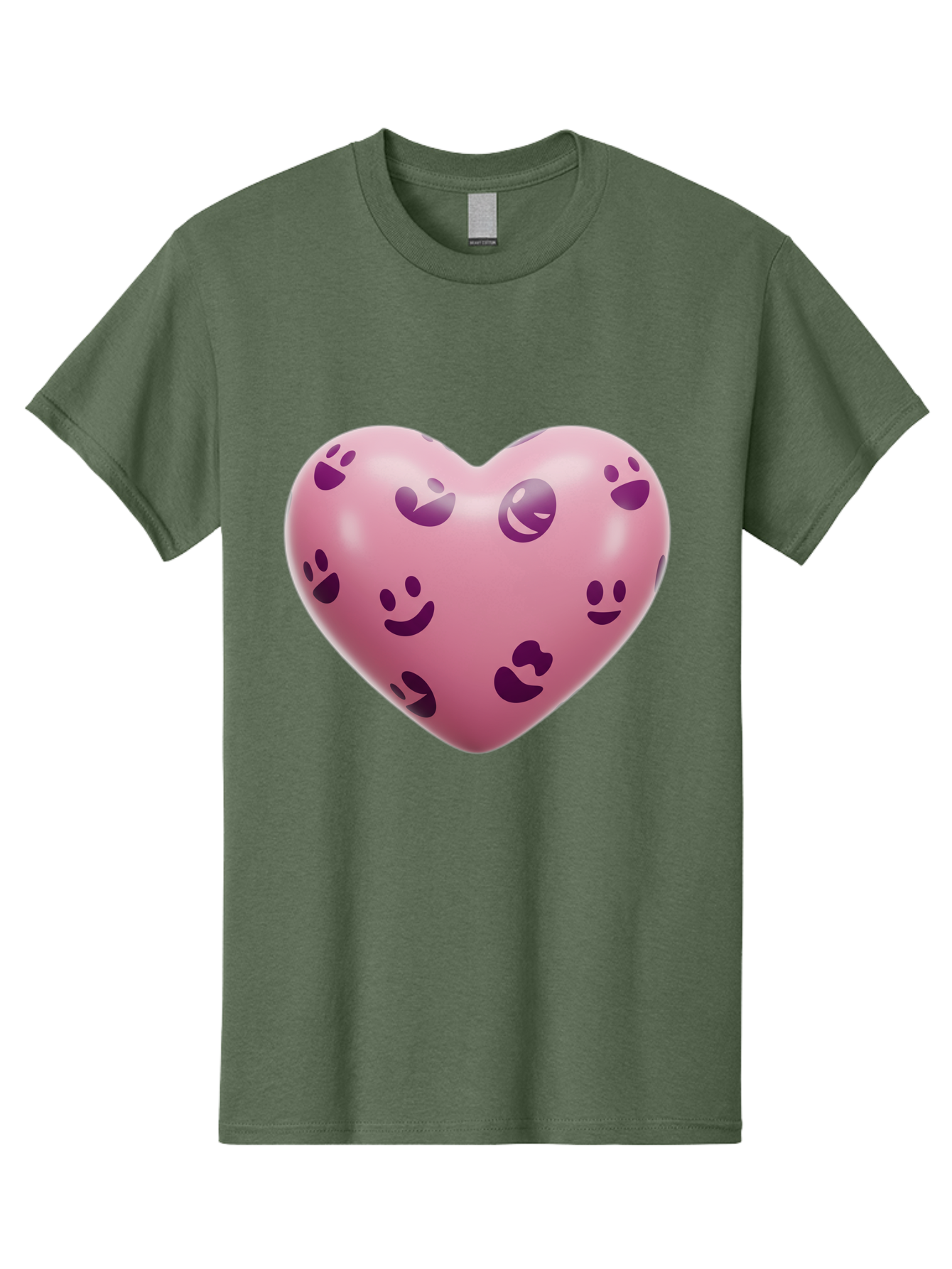 Pink-Heart-With-Purple-Emoji-Faces Men'S Graphic Tee, 100% Cotton, Comfortable Casual Summer Wear, Machine Washable, Vintage Camera, Old Camera, Antique Camera, Black Camera, Classic Photography, Photography Equipment, Nostalgic Device, Baj684