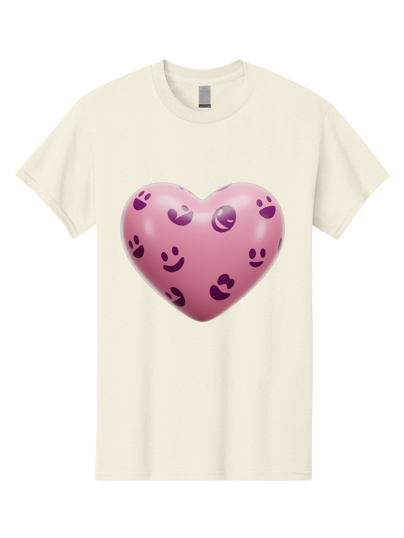 Pink-Heart-With-Purple-Emoji-Faces Men'S Graphic Tee, 100% Cotton, Comfortable Casual Summer Wear, Machine Washable, Vintage Camera, Old Camera, Antique Camera, Black Camera, Classic Photography, Photography Equipment, Nostalgic Device, Baj684
