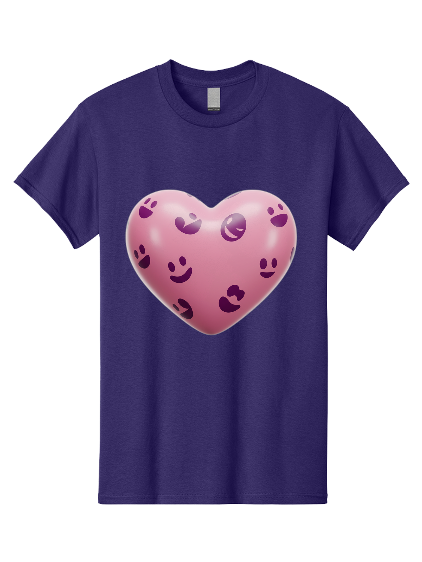 Pink-Heart-With-Purple-Emoji-Faces Men'S Graphic Tee, 100% Cotton, Comfortable Casual Summer Wear, Machine Washable, Vintage Camera, Old Camera, Antique Camera, Black Camera, Classic Photography, Photography Equipment, Nostalgic Device, Baj684